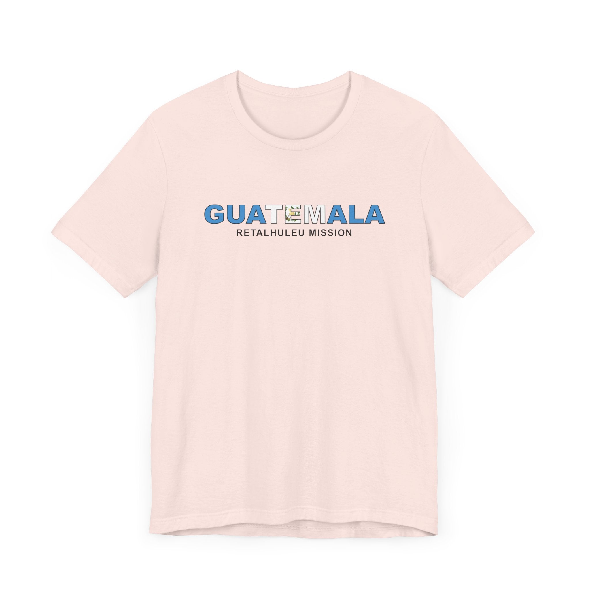 Guatemala Retalhuleu Mission Flag Title T-shirt - Mission Wishlist - LDS Missionary Gift Store