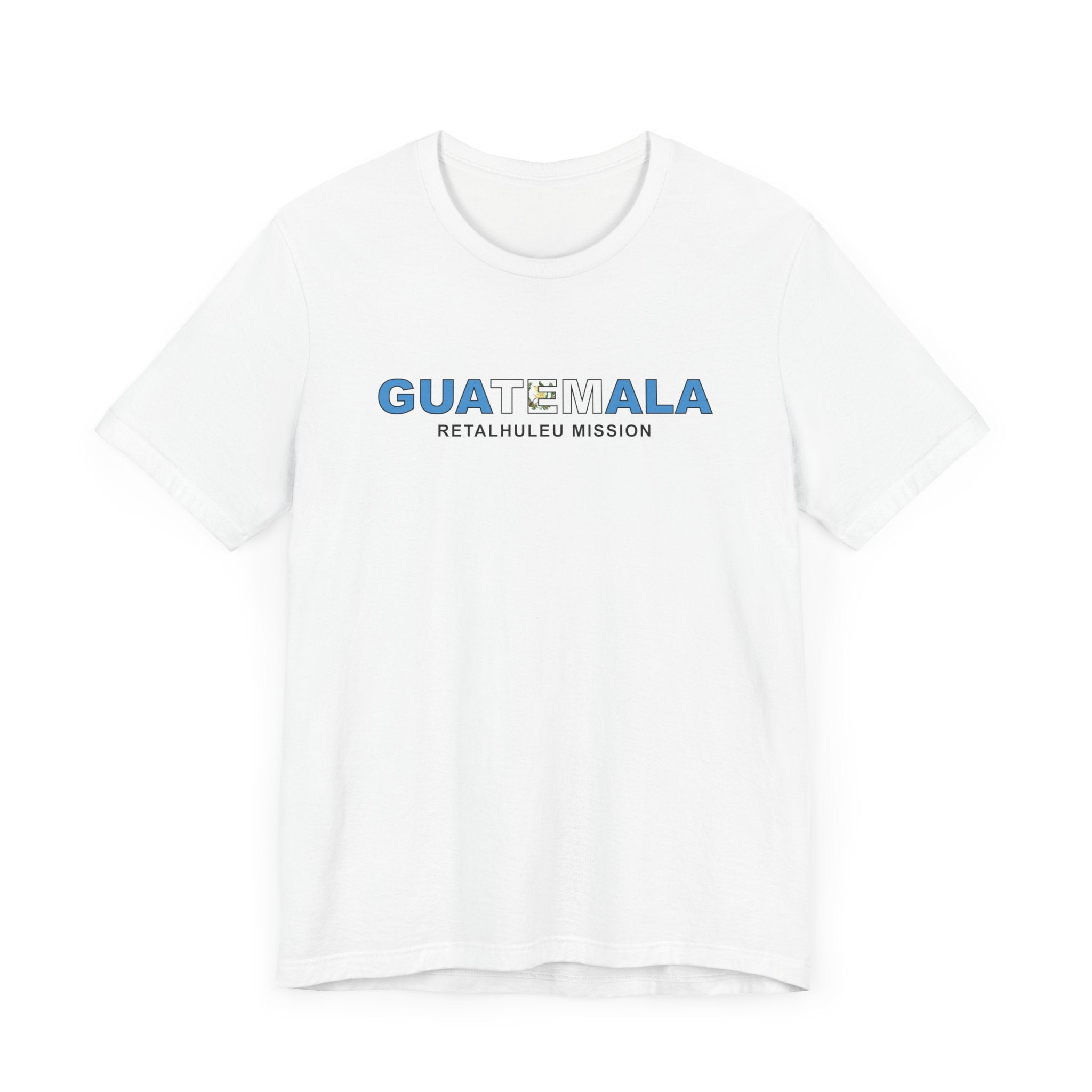 Guatemala Retalhuleu Mission Flag Title T-shirt - Mission Wishlist - LDS Missionary Gift Store