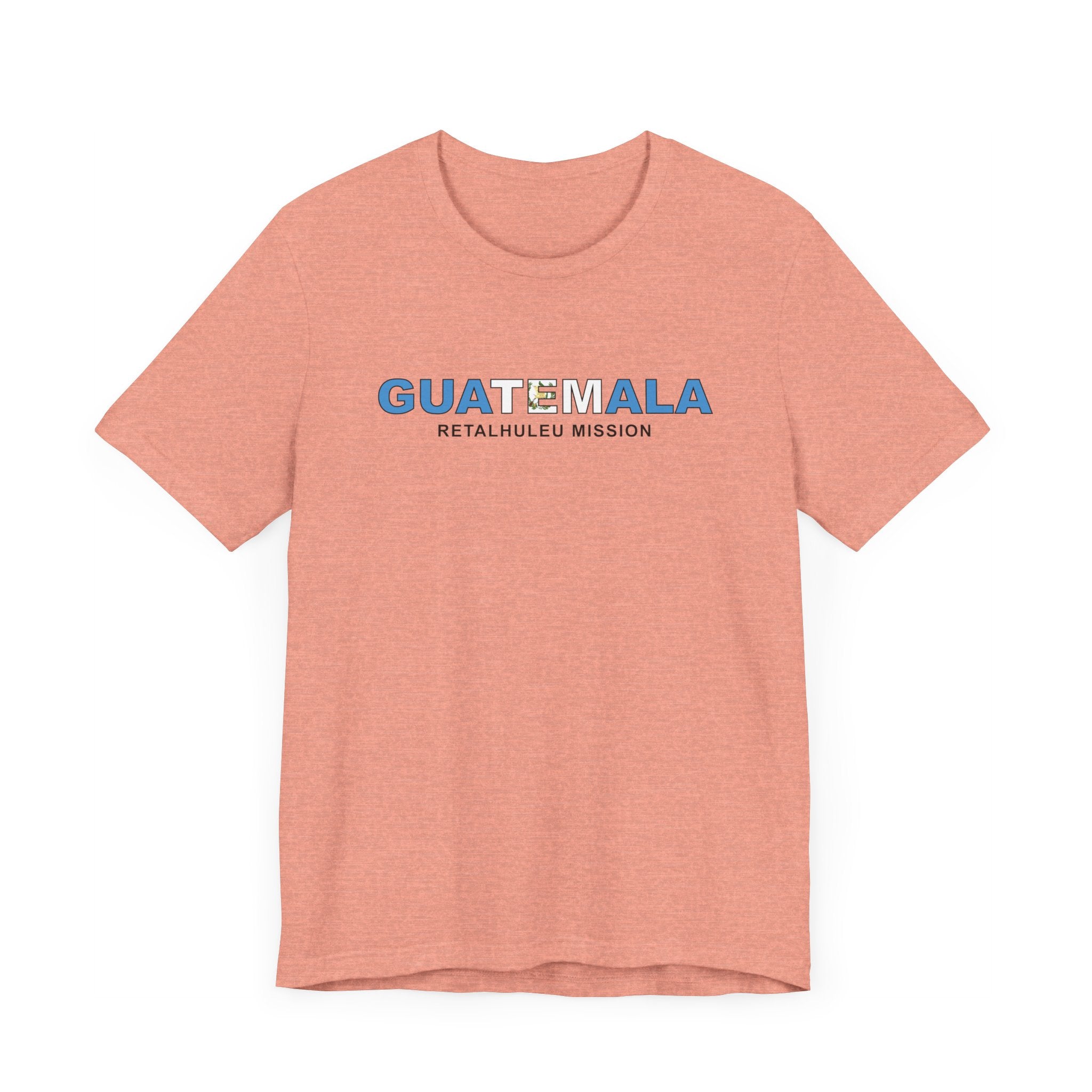 Guatemala Retalhuleu Mission Flag Title T-shirt - Mission Wishlist - LDS Missionary Gift Store