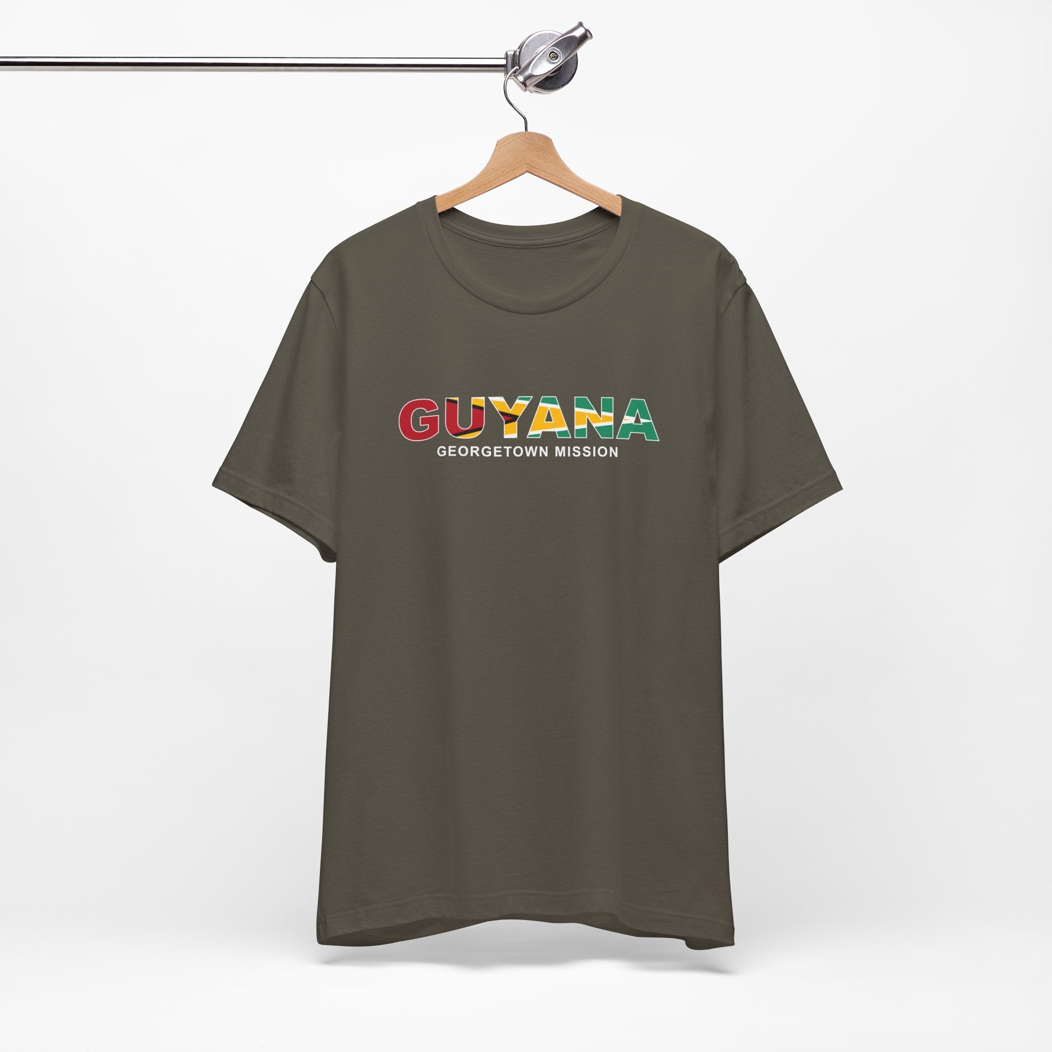 Guyana Georgetown Mission Flag Title T-shirt - Mission Wishlist - LDS Missionary Gift Store