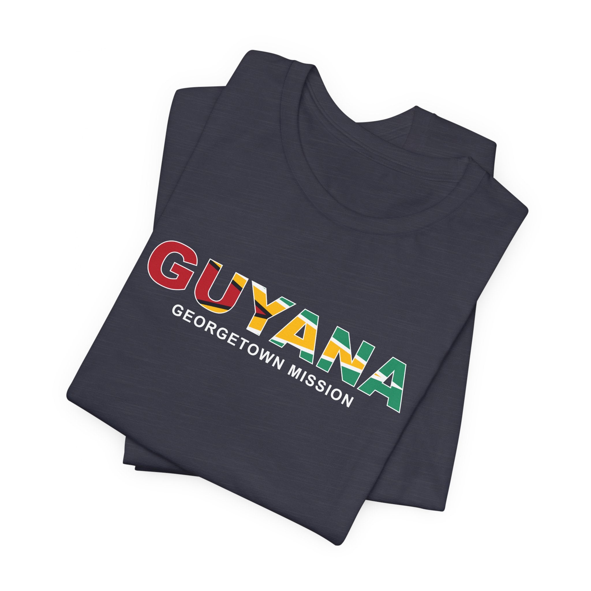 Guyana Georgetown Mission Flag Title T-shirt - Mission Wishlist - LDS Missionary Gift Store