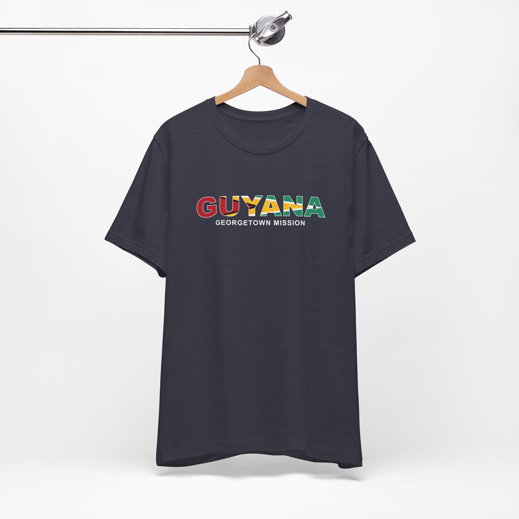 Guyana Georgetown Mission Flag Title T-shirt - Mission Wishlist - LDS Missionary Gift Store