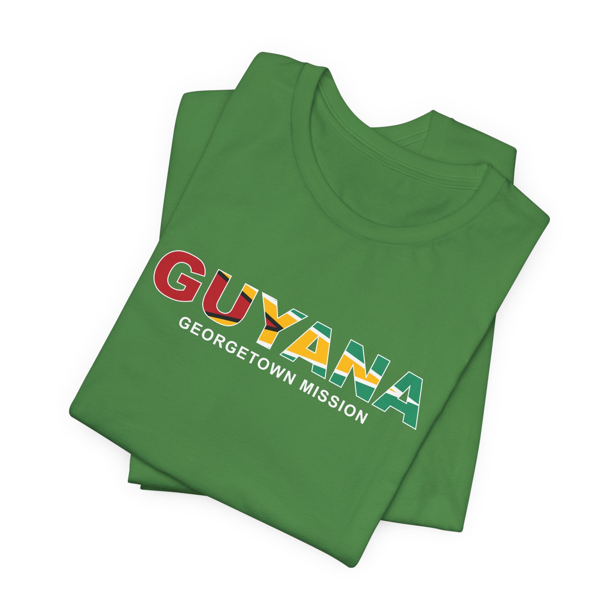 Guyana Georgetown Mission Flag Title T-shirt - Mission Wishlist - LDS Missionary Gift Store