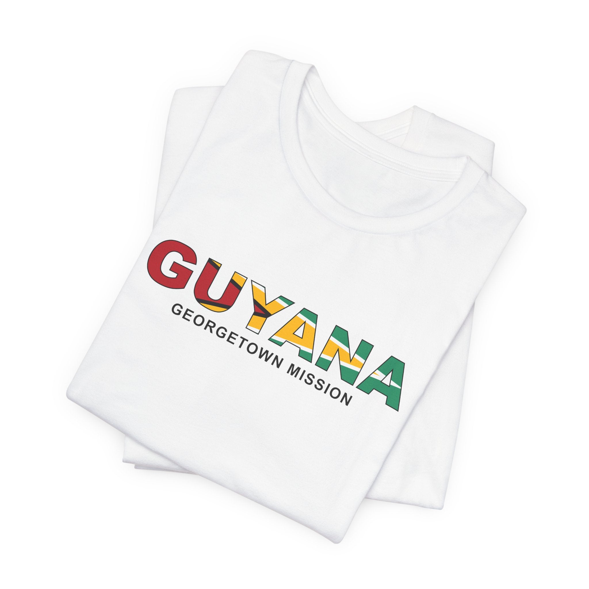 Guyana Georgetown Mission Flag Title T-shirt - Mission Wishlist - LDS Missionary Gift Store