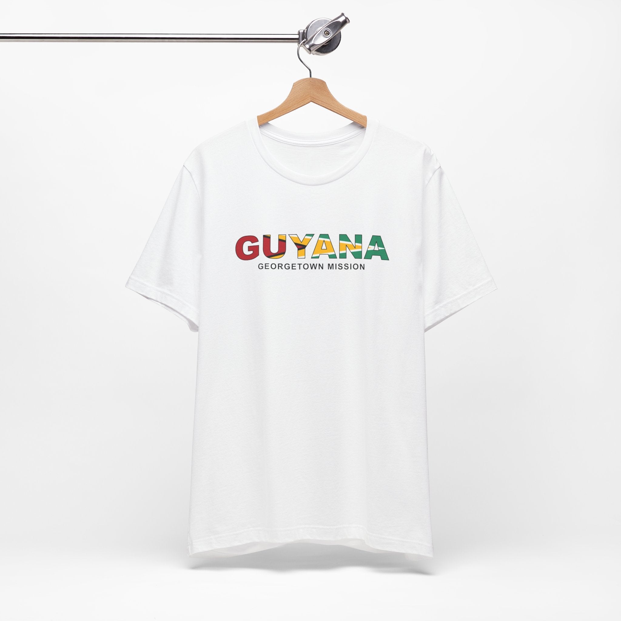 Guyana Georgetown Mission Flag Title T-shirt - Mission Wishlist - LDS Missionary Gift Store