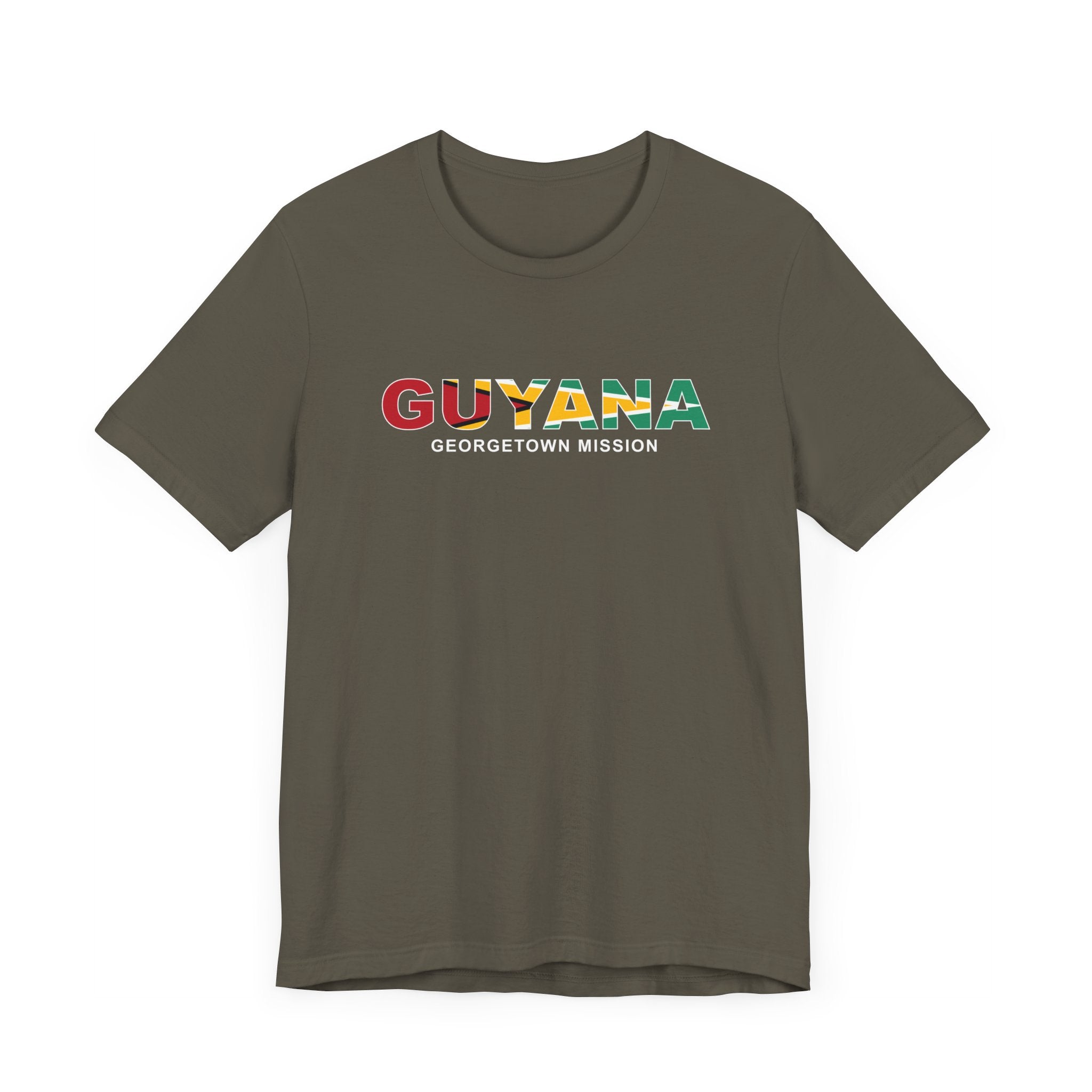 Guyana Georgetown Mission Flag Title T-shirt - Mission Wishlist - LDS Missionary Gift Store