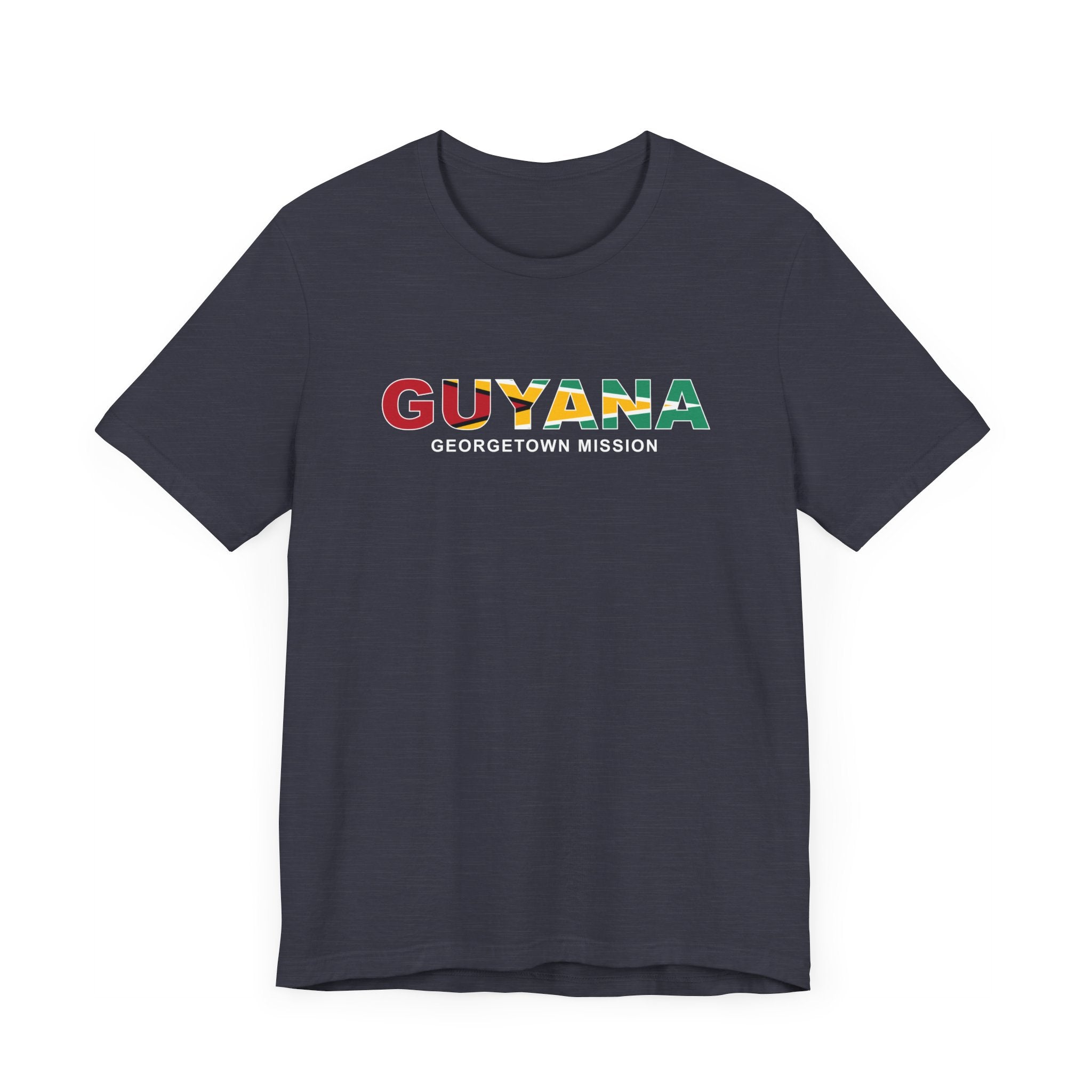 Guyana Georgetown Mission Flag Title T-shirt - Mission Wishlist - LDS Missionary Gift Store