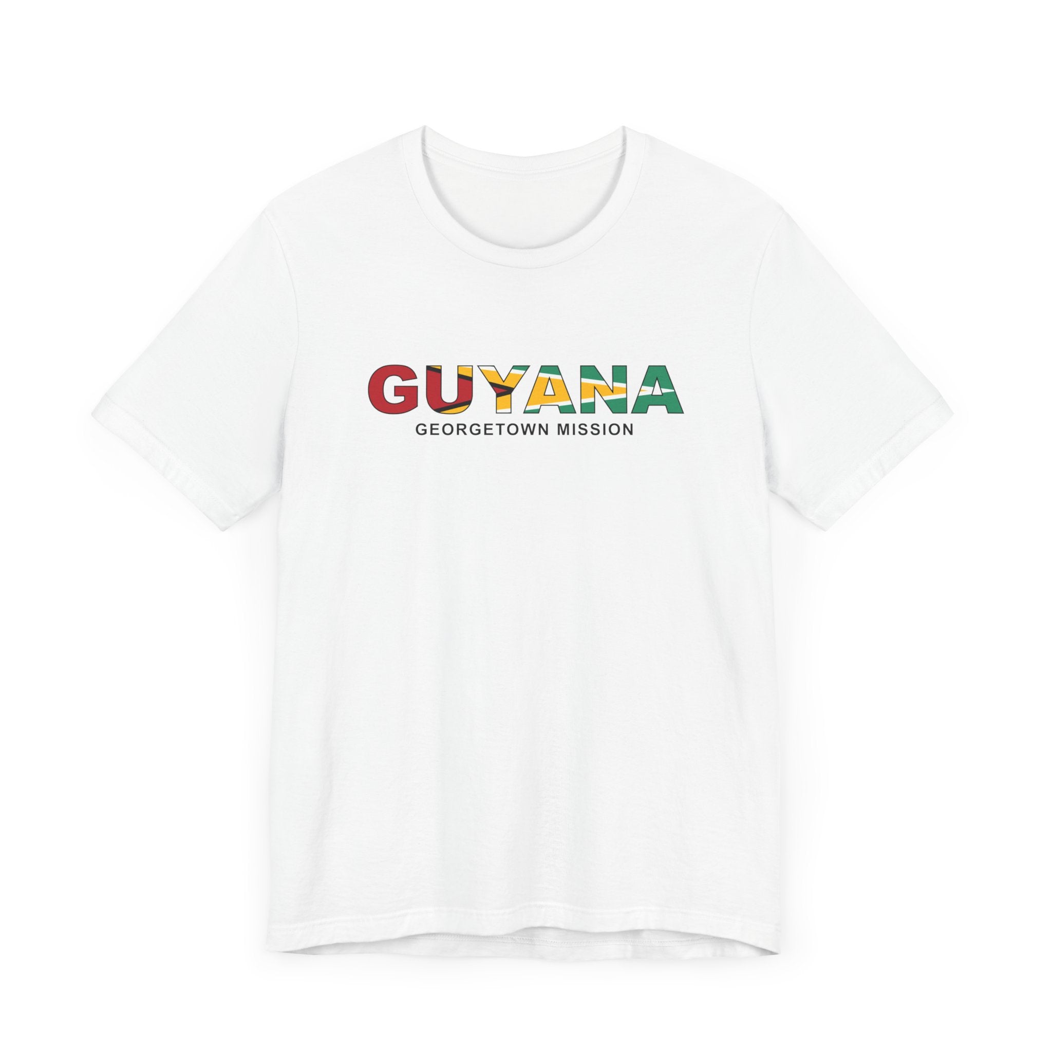 Guyana Georgetown Mission Flag Title T-shirt - Mission Wishlist - LDS Missionary Gift Store