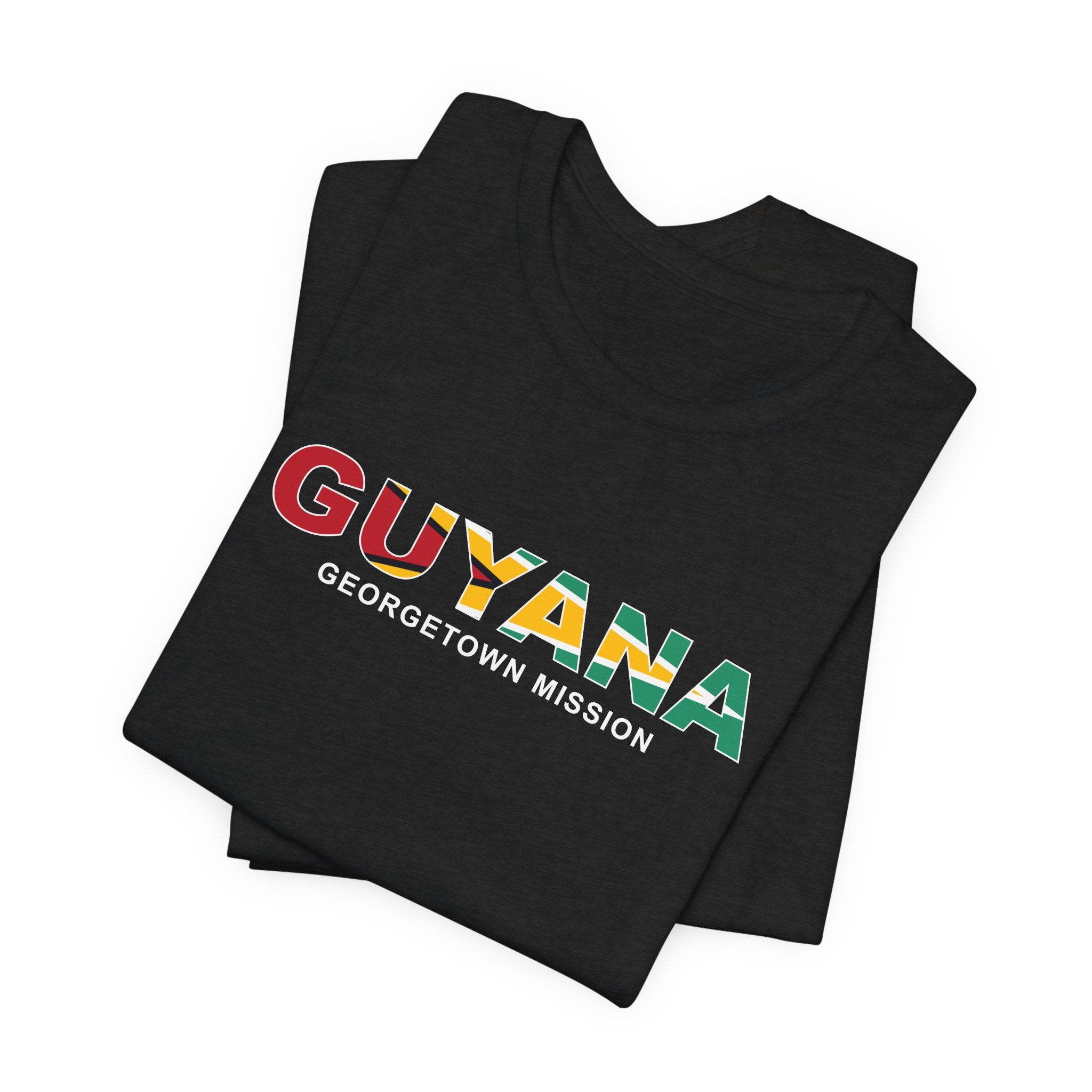 Guyana Georgetown Mission Flag Title T-shirt - Mission Wishlist - LDS Missionary Gift Store