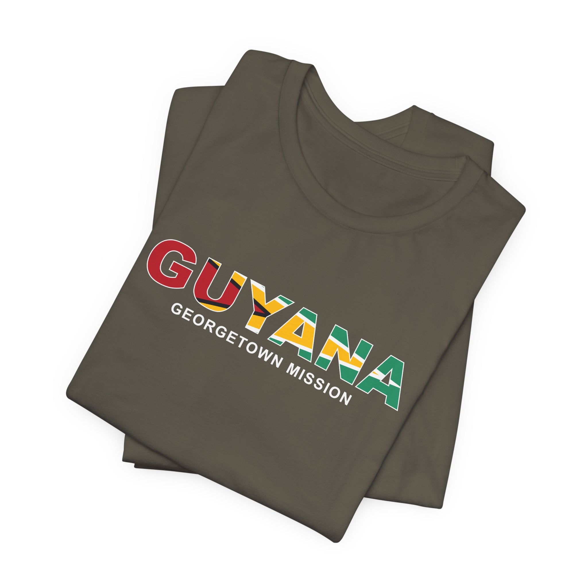 Guyana Georgetown Mission Flag Title T-shirt - Mission Wishlist - LDS Missionary Gift Store