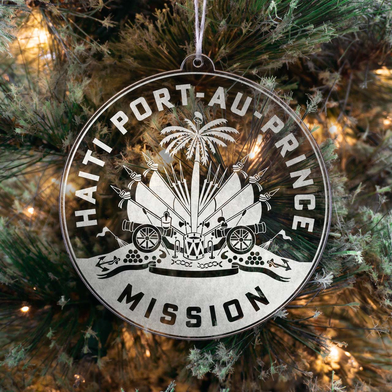 Haiti Port-au-Prince Mission Christmas Ornament - Latter-Day Saint LDS Missionary Gift - Book of Mormon