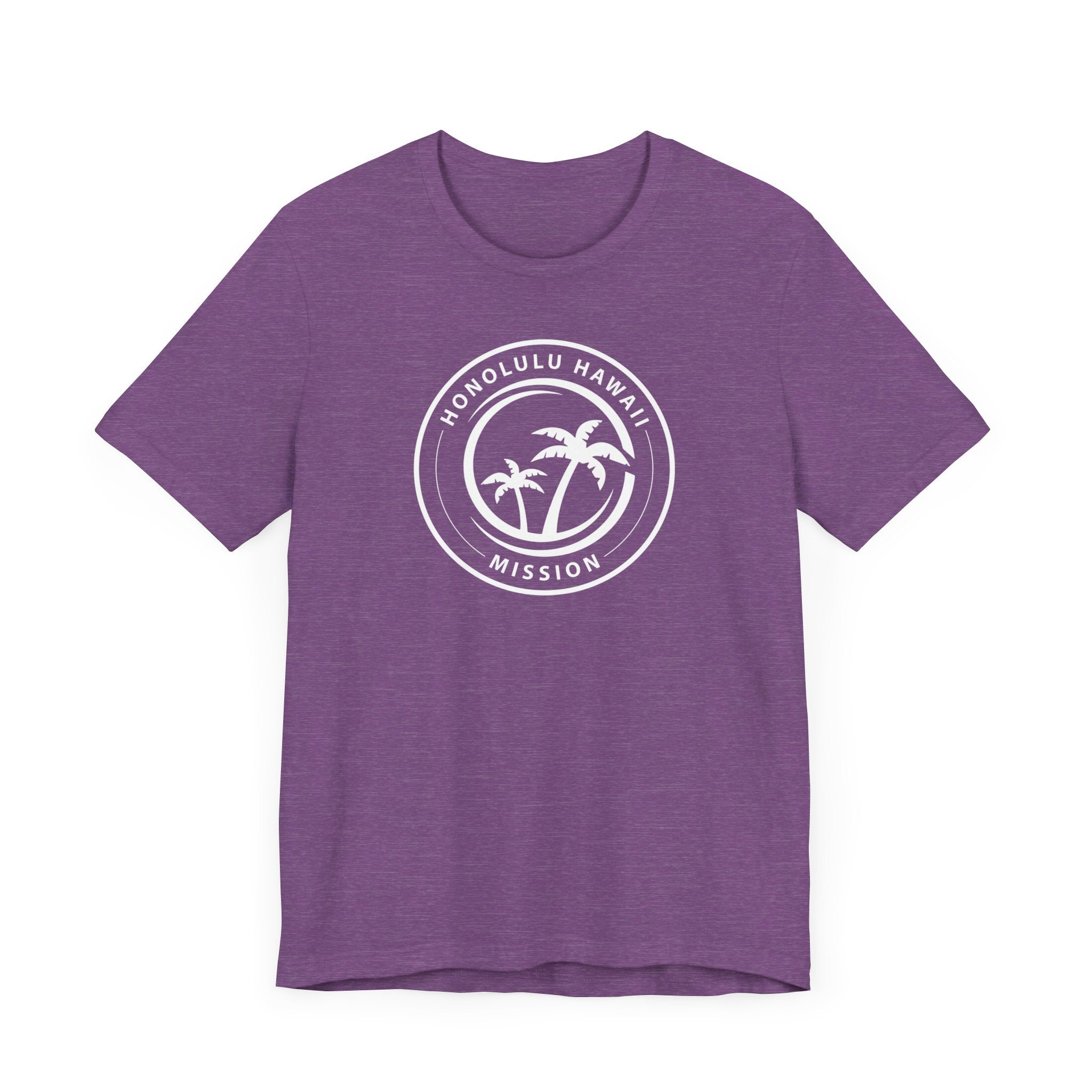 Hawaii Honolulu Mission Circular Monochrome Logo T-Shirt - Mission Wishlist - LDS Missionary Gift Store