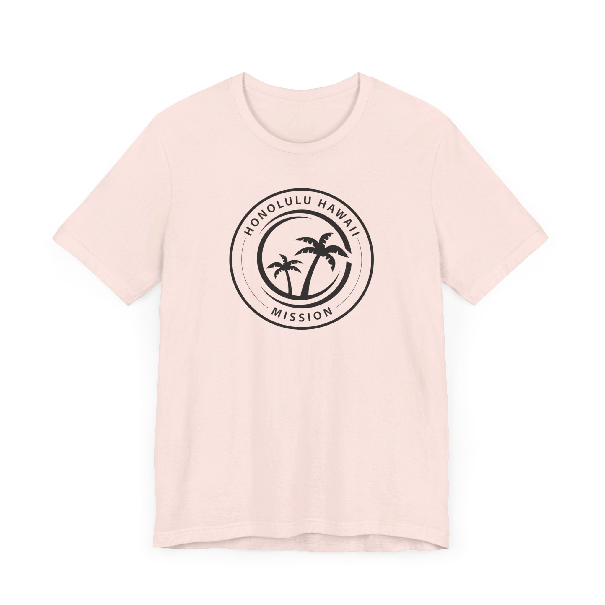 Hawaii Honolulu Mission Circular Monochrome Logo T-Shirt - Mission Wishlist - LDS Missionary Gift Store