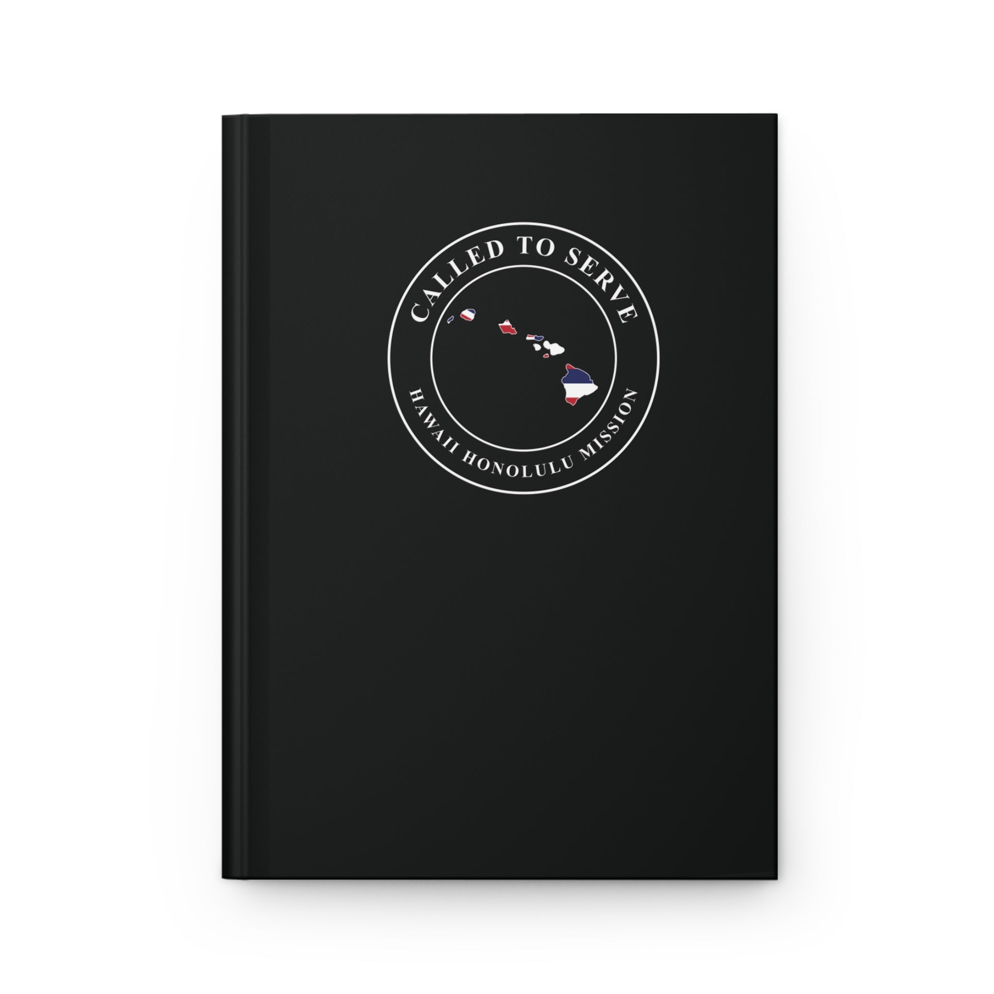 Hawaii Honolulu Mission Flag Map Called to Serve Black Hardcover Journal Matte - Latter-Day Saint LDS Missionary Gift - Book of Mormon