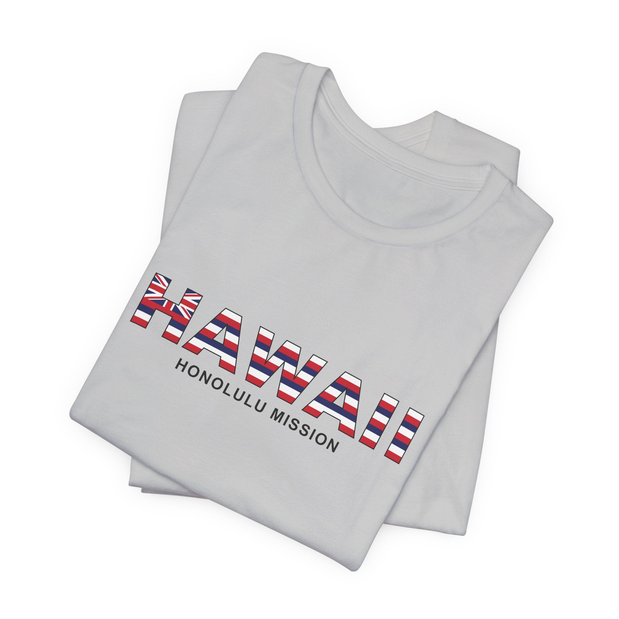 Hawaii Honolulu Mission Flag Title T-shirt - Mission Wishlist - LDS Missionary Gift Store