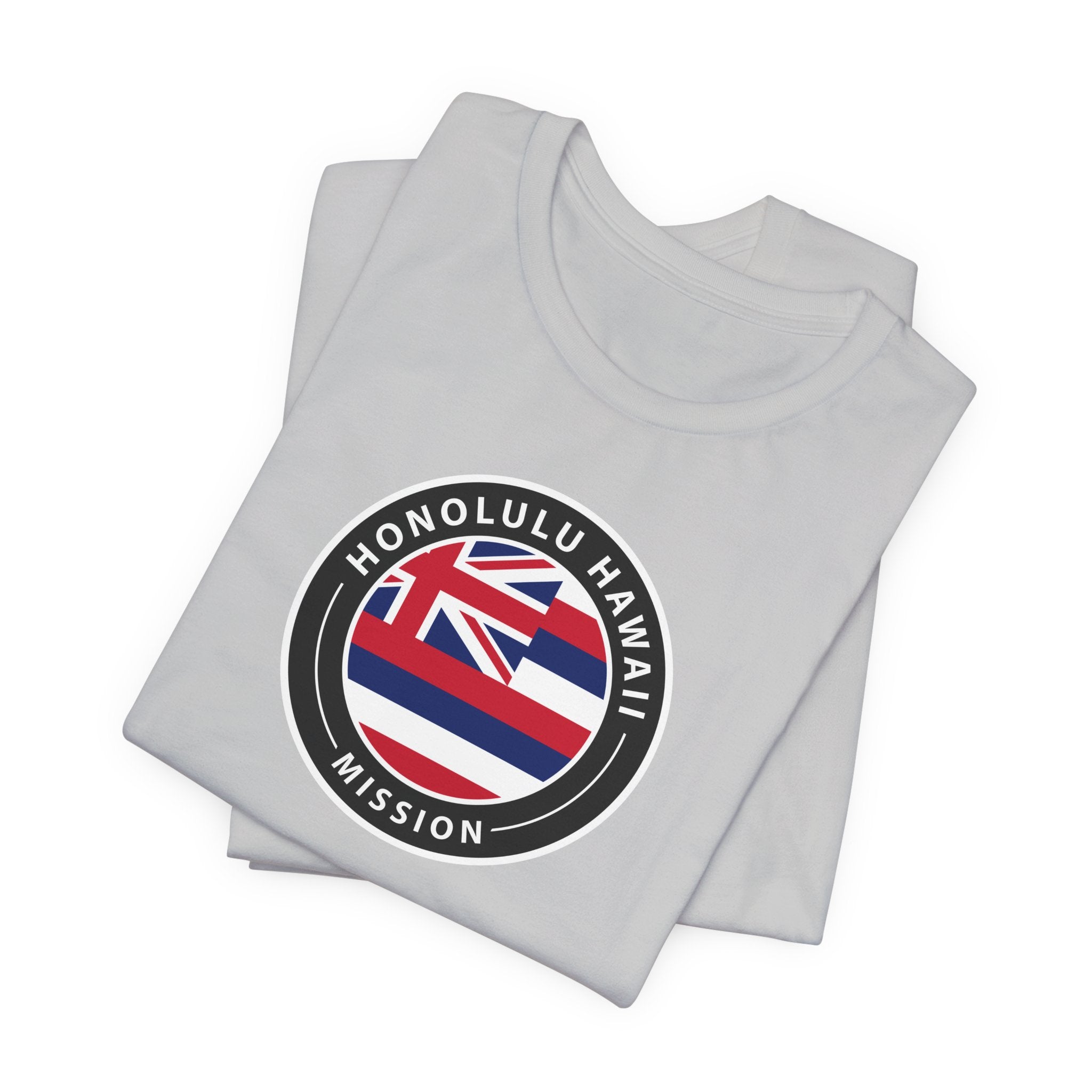 Hawaii Honolulu Mission State Flag Logo (Black Border) T-shirt - Mission Wishlist - LDS Missionary Gift Store
