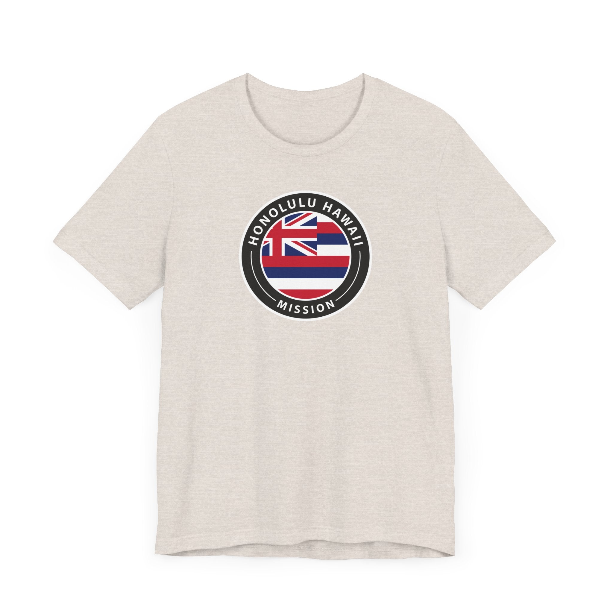 Hawaii Honolulu Mission State Flag Logo (Black Border) T-shirt - Mission Wishlist - LDS Missionary Gift Store