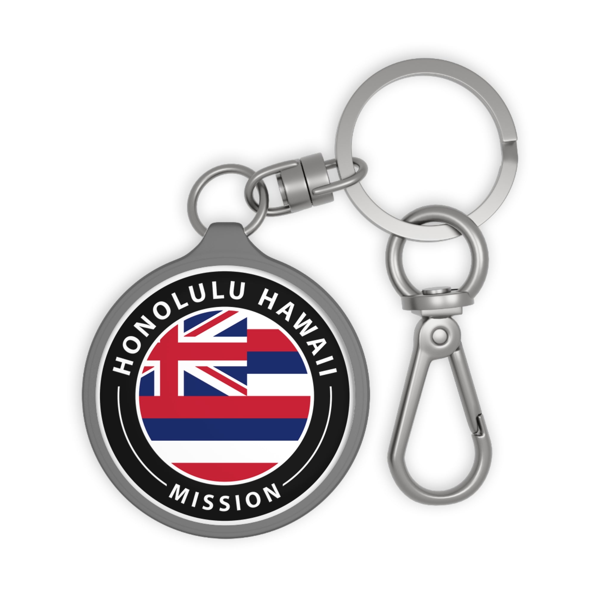 Hawaii Honolulu Mission State Flag Logo Key Tag - Mission Wishlist - LDS Missionary Gift Store