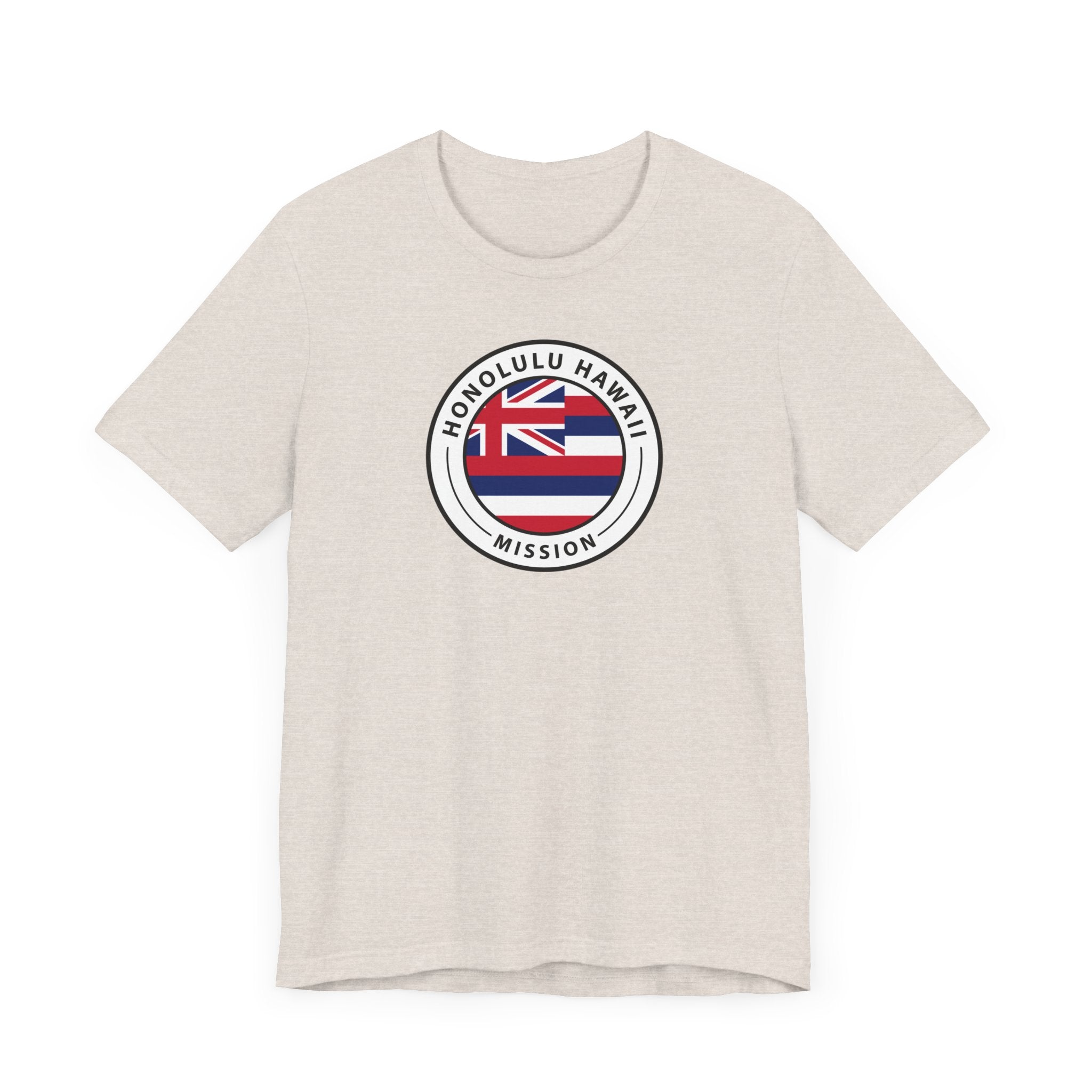 Hawaii Honolulu Mission State Flag Logo (White Border) T-shirt - Mission Wishlist - LDS Missionary Gift Store