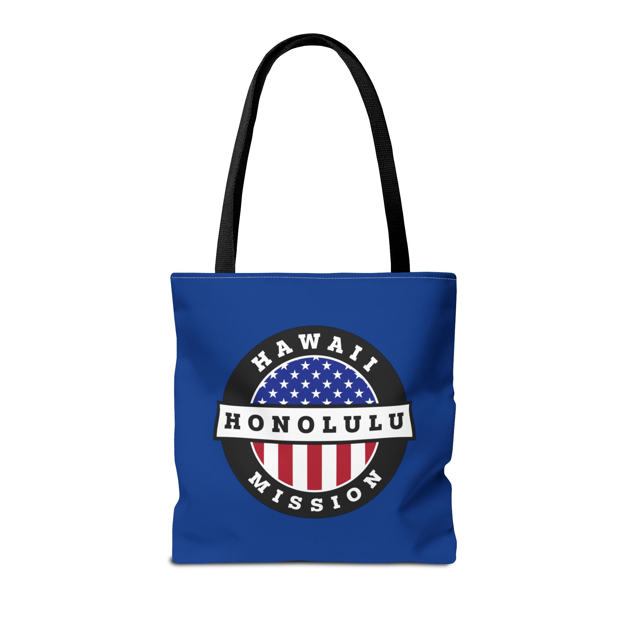 Hawaii Honolulu Mission USA Flag Logo Tote Bag White - Mission Wishlist - LDS Missionary Gift Store