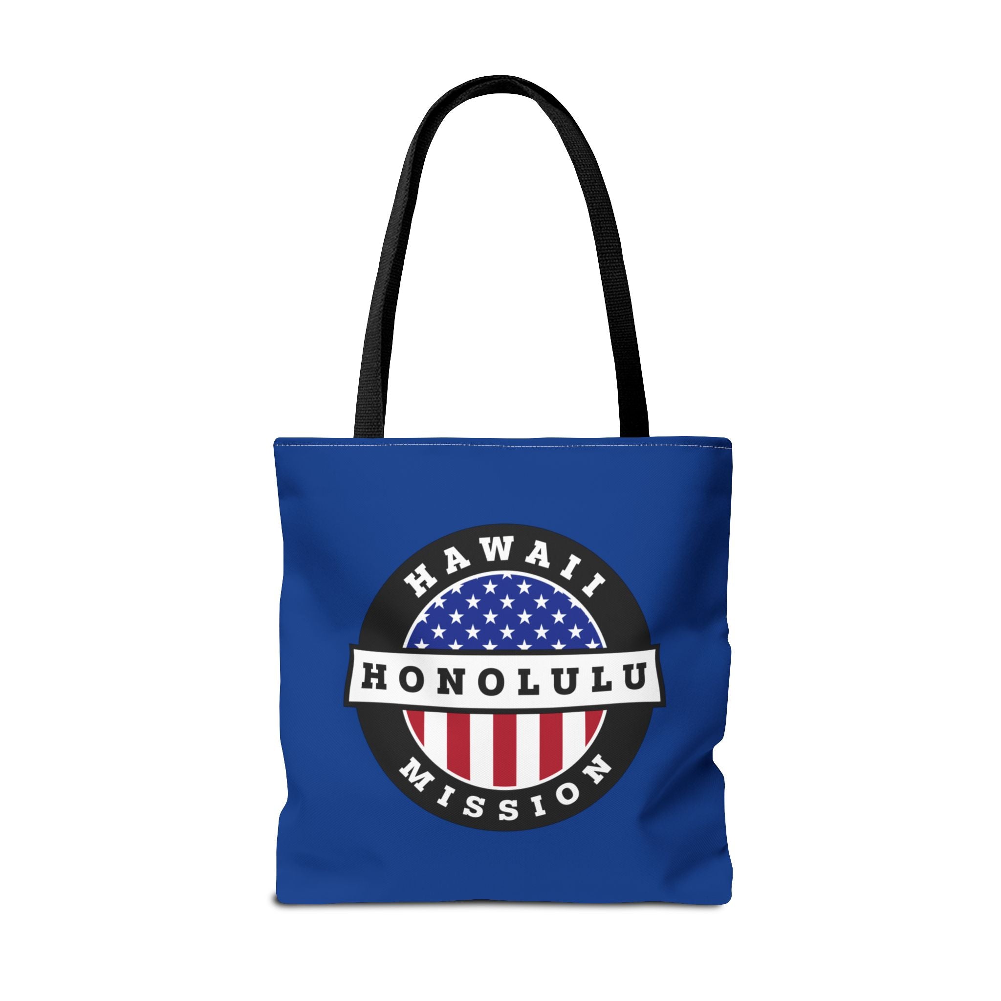Hawaii Honolulu Mission USA Flag Logo Tote Bag White - Mission Wishlist - LDS Missionary Gift Store
