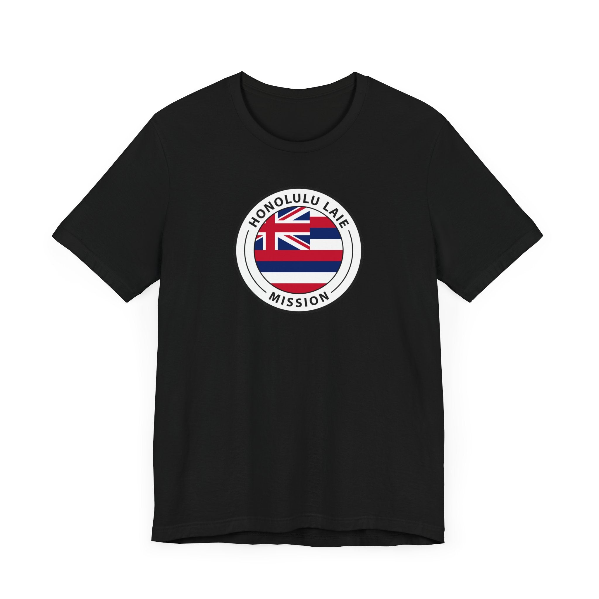 Hawaii Laie Mission State Flag Logo (White Border) T-shirt - Mission Wishlist - LDS Missionary Gift Store