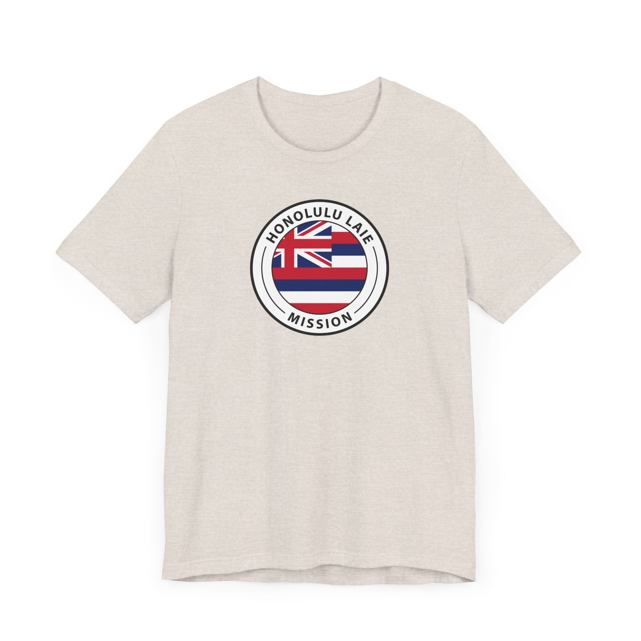 Hawaii Laie Mission State Flag Logo (White Border) T-shirt - Mission Wishlist - LDS Missionary Gift Store