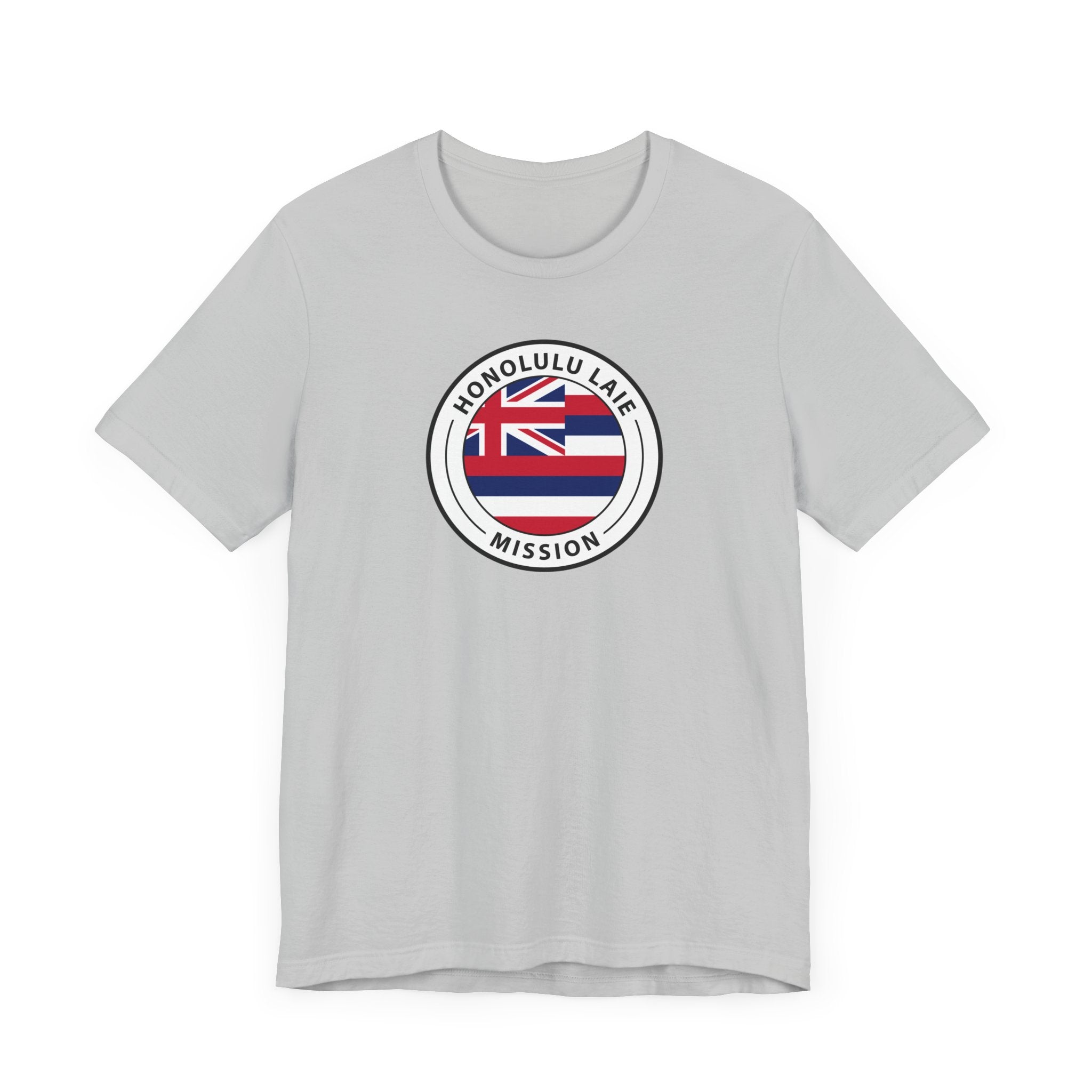 Hawaii Laie Mission State Flag Logo (White Border) T-shirt - Mission Wishlist - LDS Missionary Gift Store