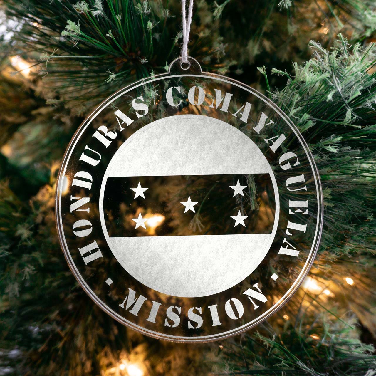 Honduras Comayaguela Mission Christmas Ornament - Latter-Day Saint LDS Missionary Gift - Book of Mormon
