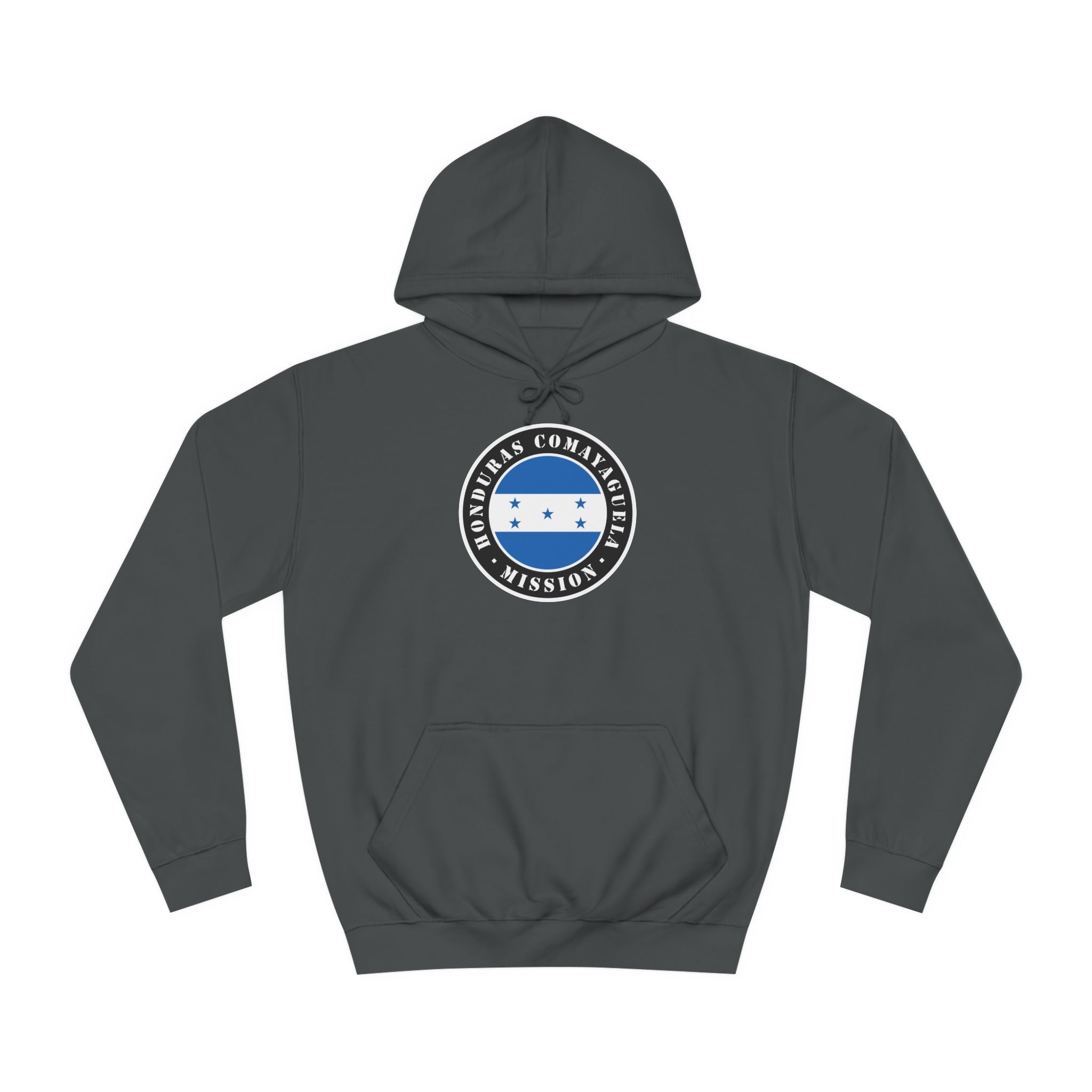 Honduras Comayaguela Mission Flag Logo (Black Border) College Hoodie - Mission Wishlist - LDS Missionary Gift Store
