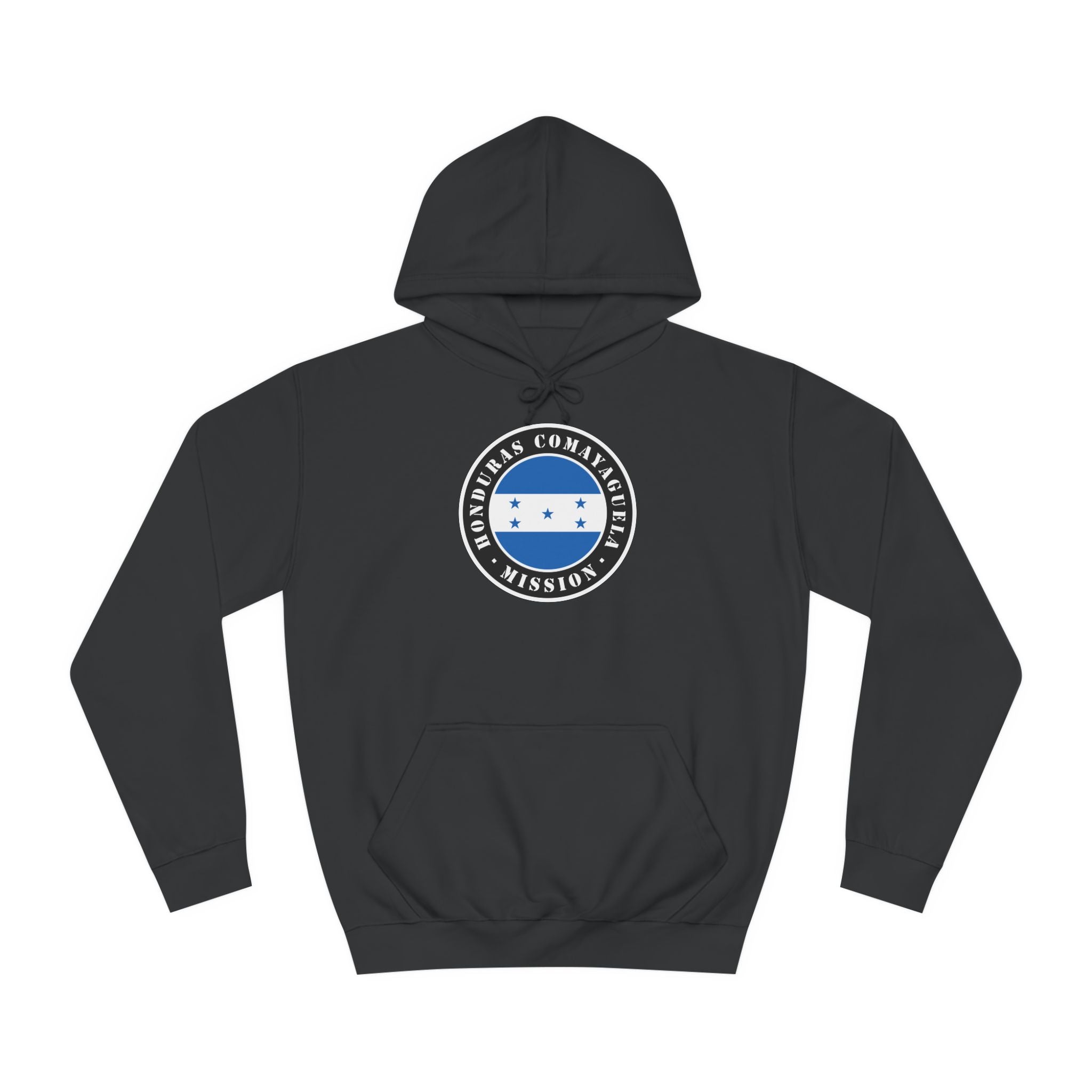 Honduras Comayaguela Mission Flag Logo (Black Border) College Hoodie - Mission Wishlist - LDS Missionary Gift Store
