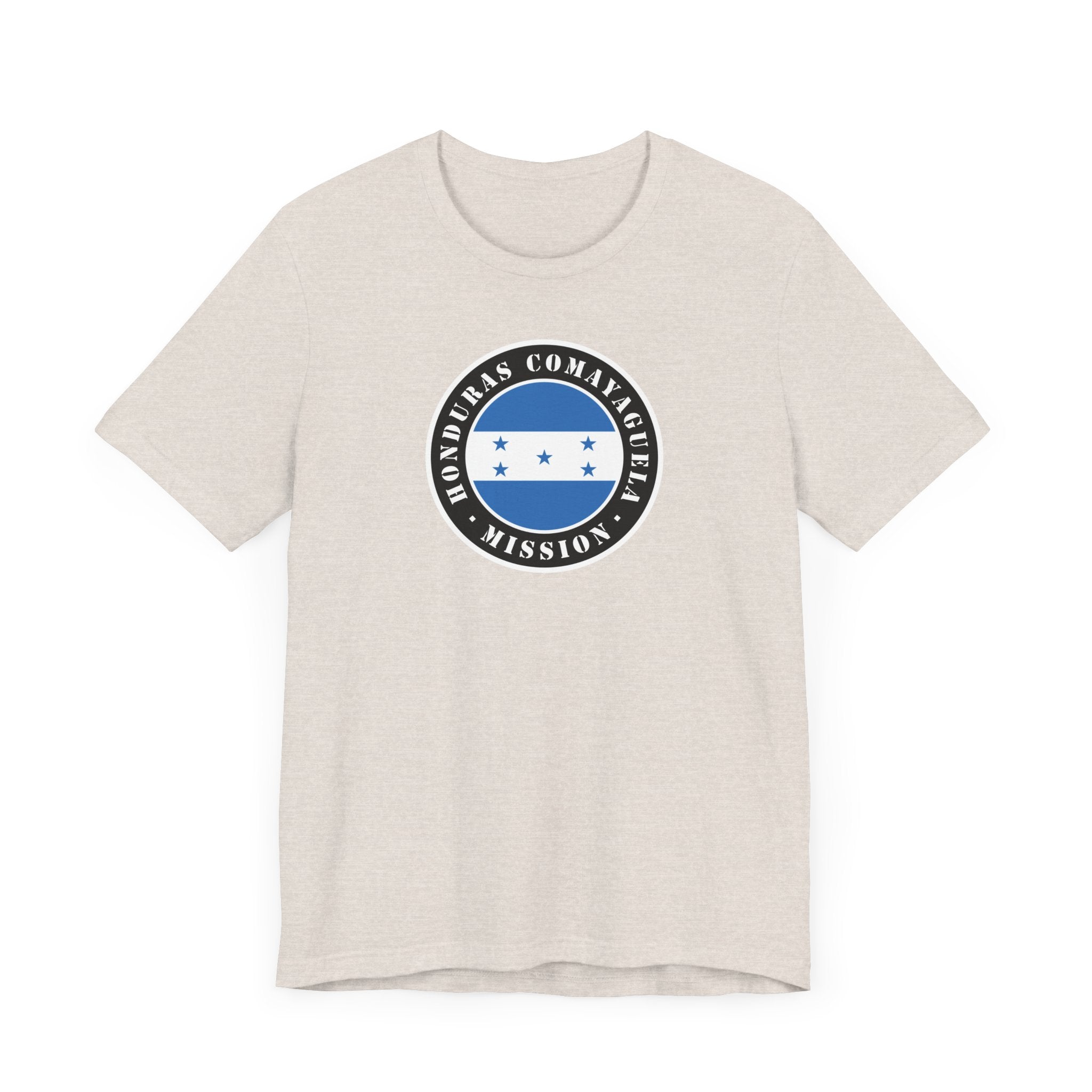 Honduras Comayaguela Mission Flag Logo (Black Border) T-shirt - Mission Wishlist - LDS Missionary Gift Store