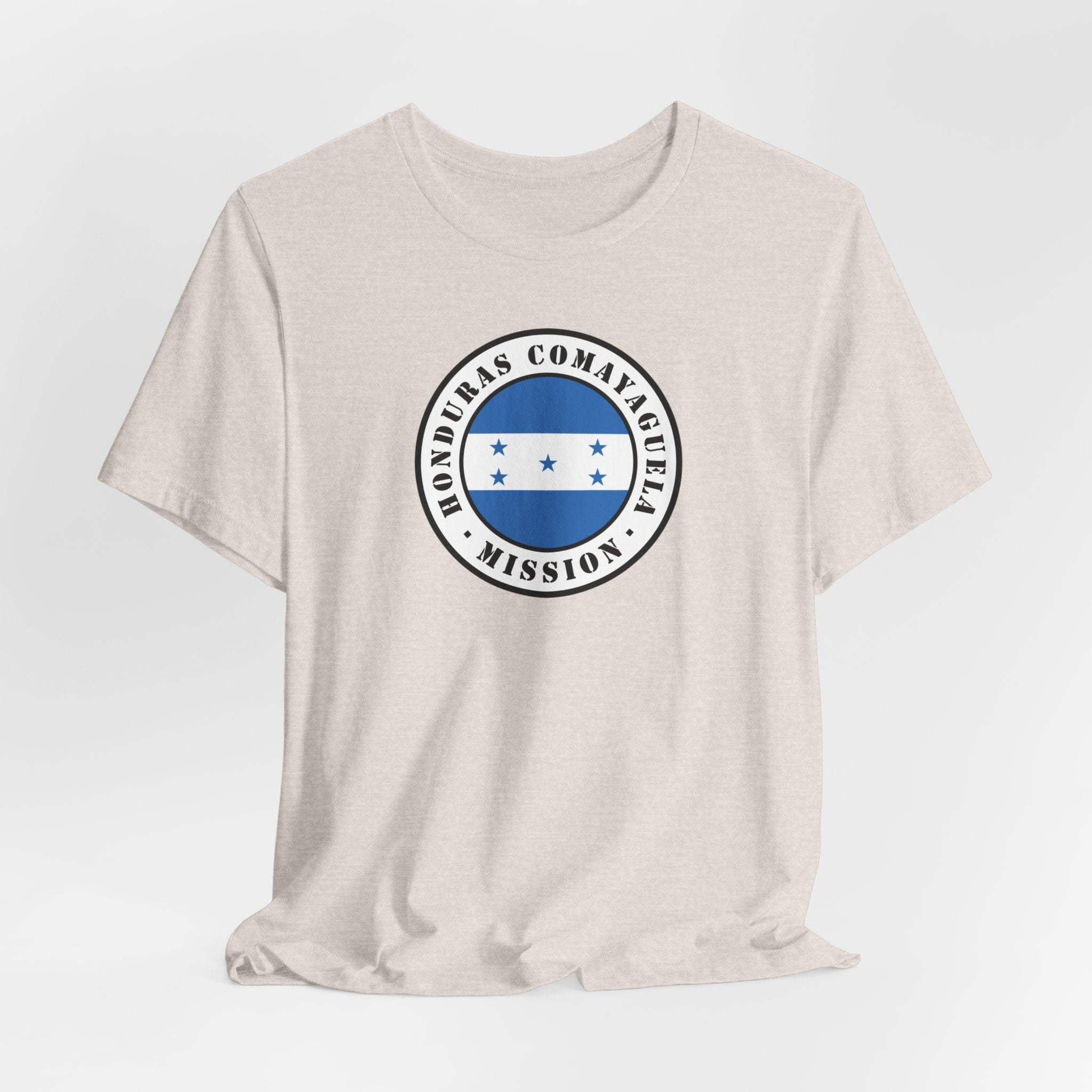 Honduras Comayaguela Mission Flag Logo (White Border) T-shirt - Mission Wishlist - LDS Missionary Gift Store