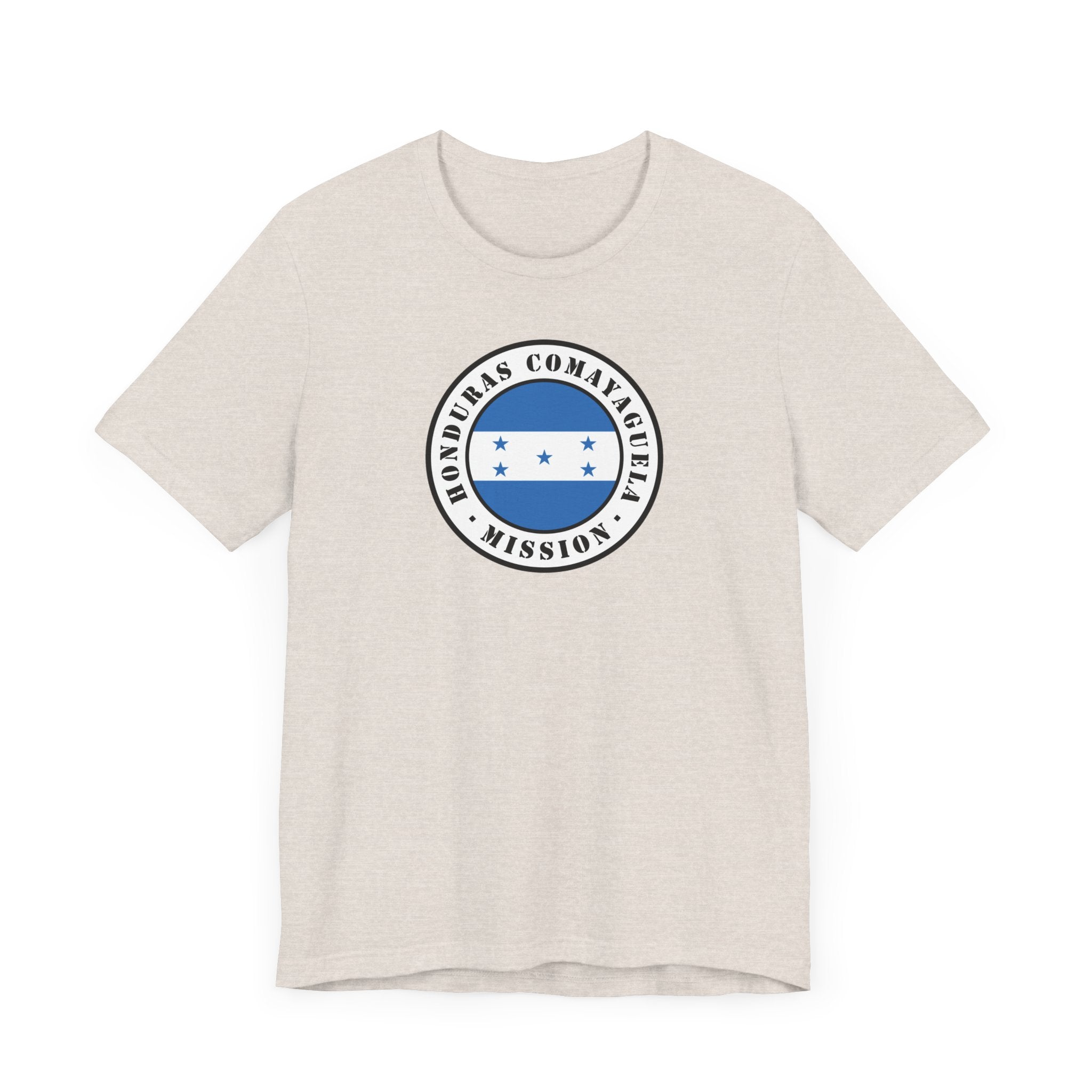 Honduras Comayaguela Mission Flag Logo (White Border) T-shirt - Mission Wishlist - LDS Missionary Gift Store