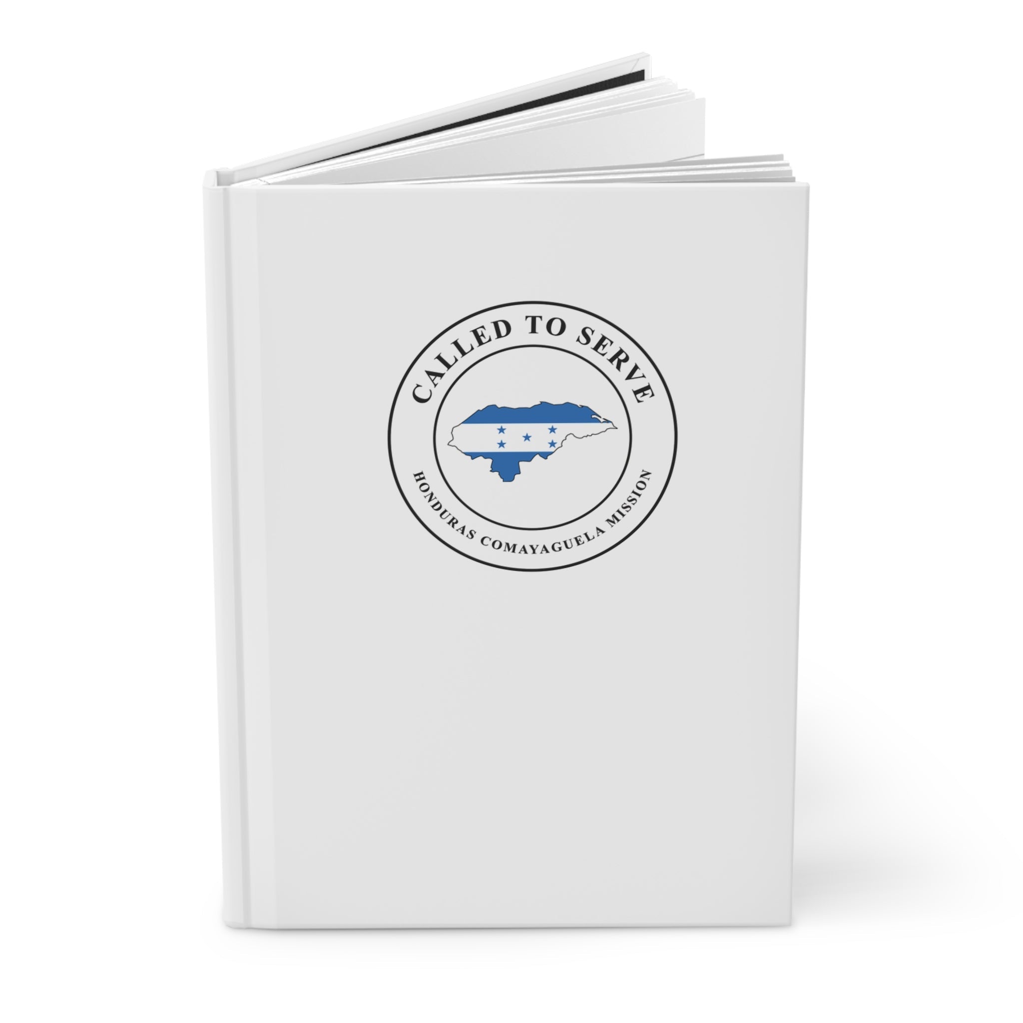 Honduras Comayaguela Mission Flag Map Called to Serve White Hardcover Journal Matte - Mission Wishlist - LDS Missionary Gift Store