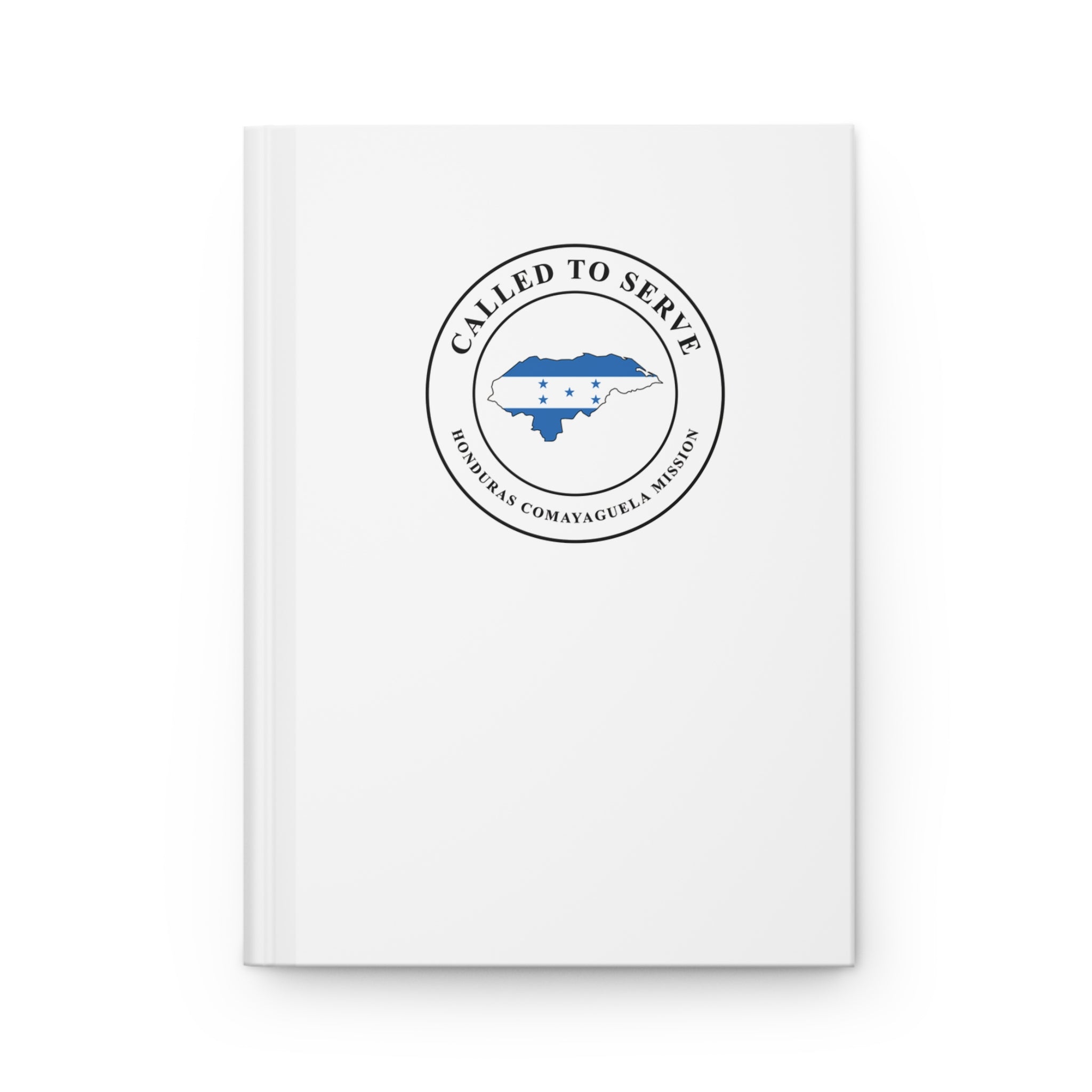 Honduras Comayaguela Mission Flag Map Called to Serve White Hardcover Journal Matte - Mission Wishlist - LDS Missionary Gift Store