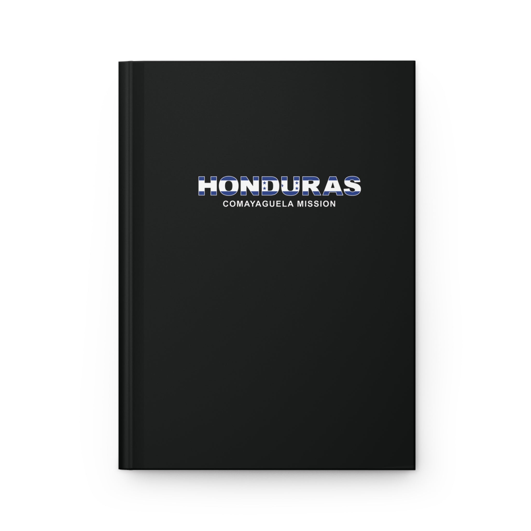 Honduras Comayaguela Mission Flag Title Black Hardcover Journal Matte - Mission Wishlist - LDS Missionary Gift Store