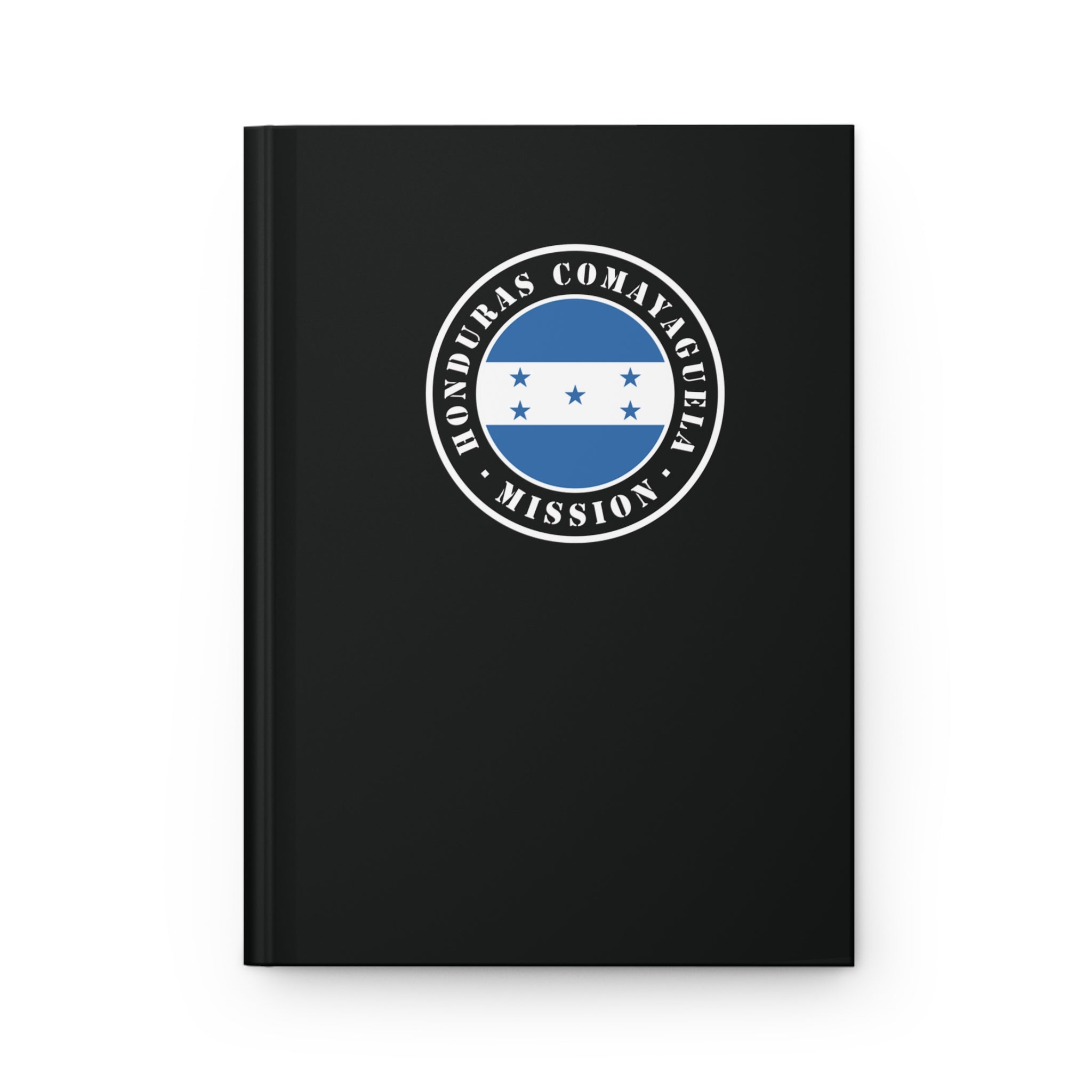 Honduras Comayaguela Mission Logo Design Black Hardcover Journal Matte - Mission Wishlist - LDS Missionary Gift Store