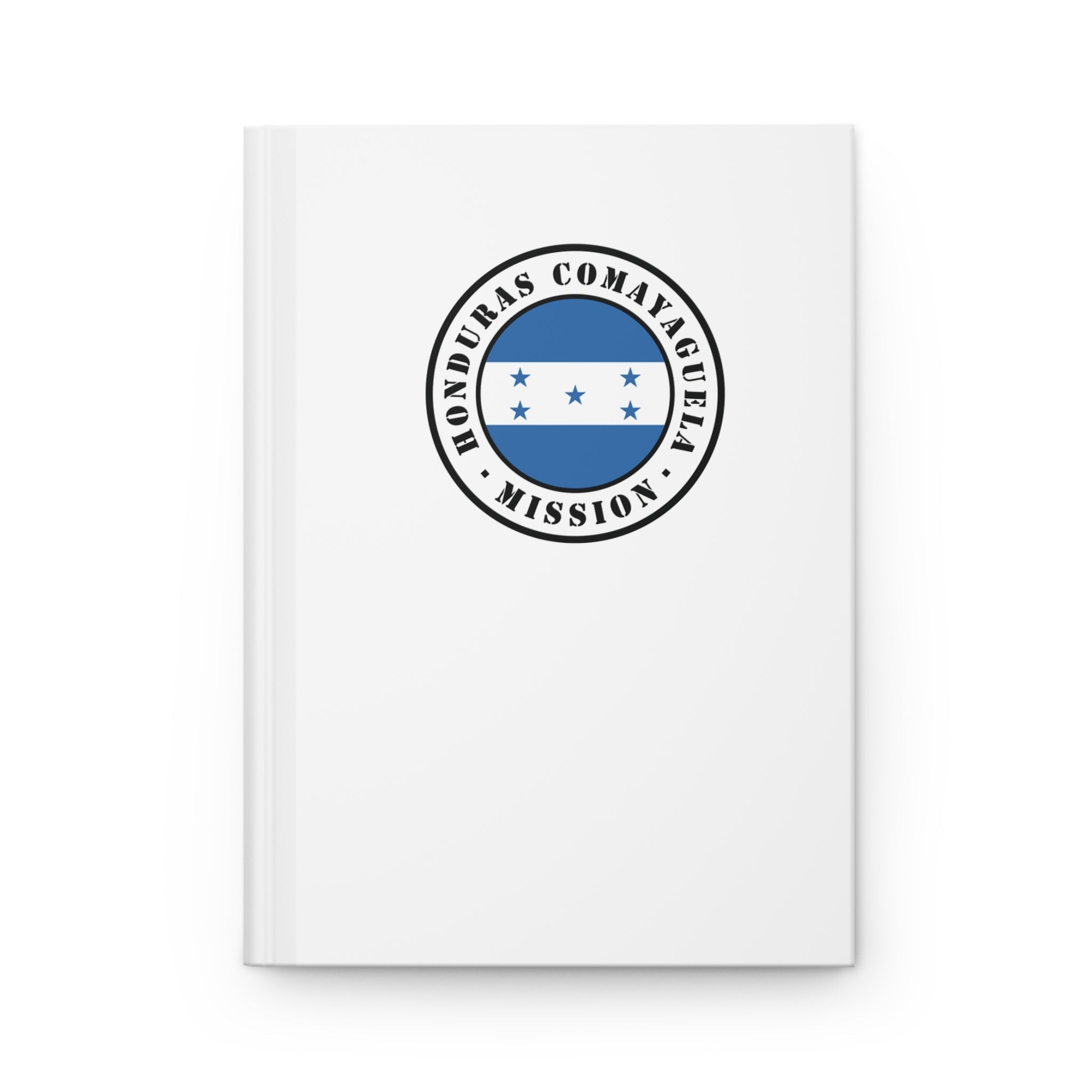 Honduras Comayaguela Mission Logo Design White Hardcover Journal Matte - Mission Wishlist - LDS Missionary Gift Store