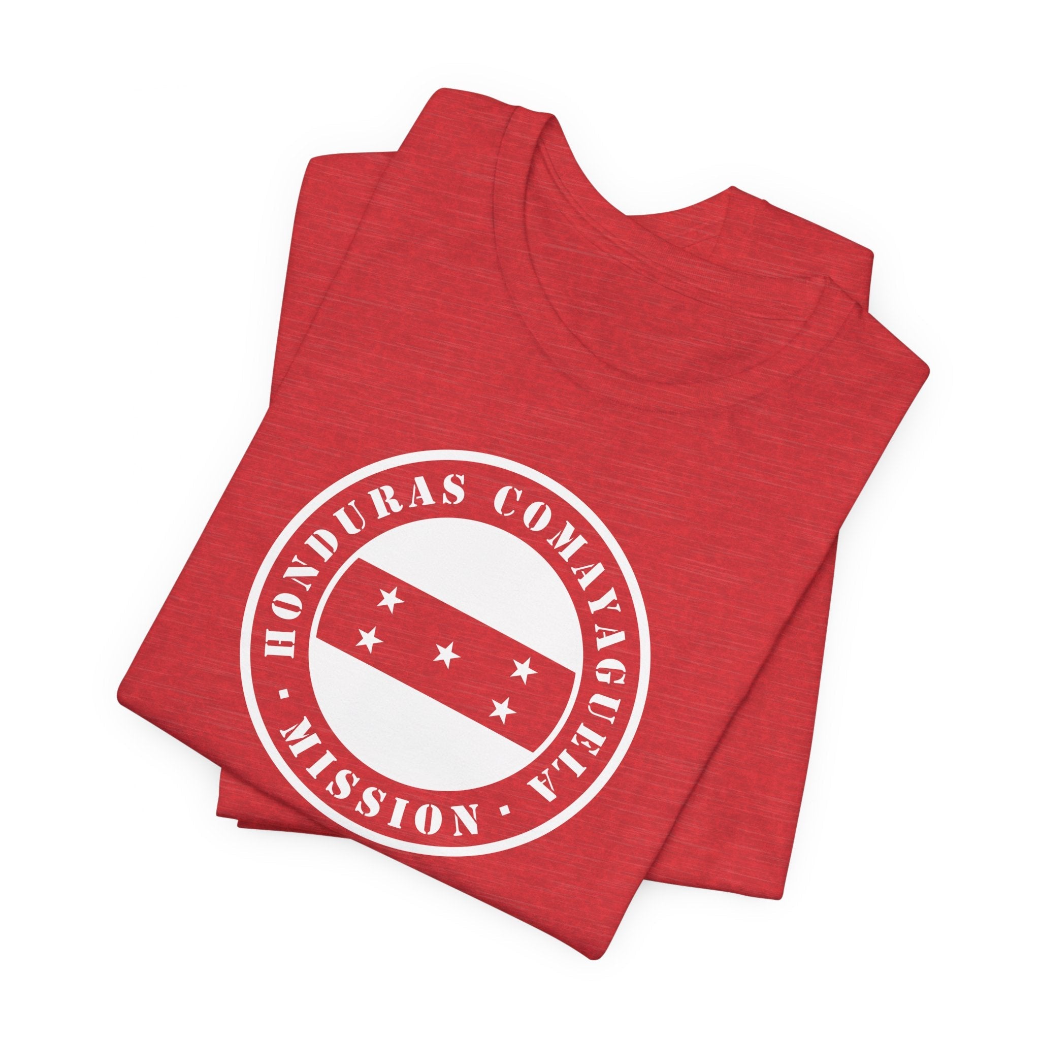 Honduras San Pedro Sula East Mission Circular Monochrome Logo T-Shirt - Mission Wishlist - LDS Missionary Gift Store