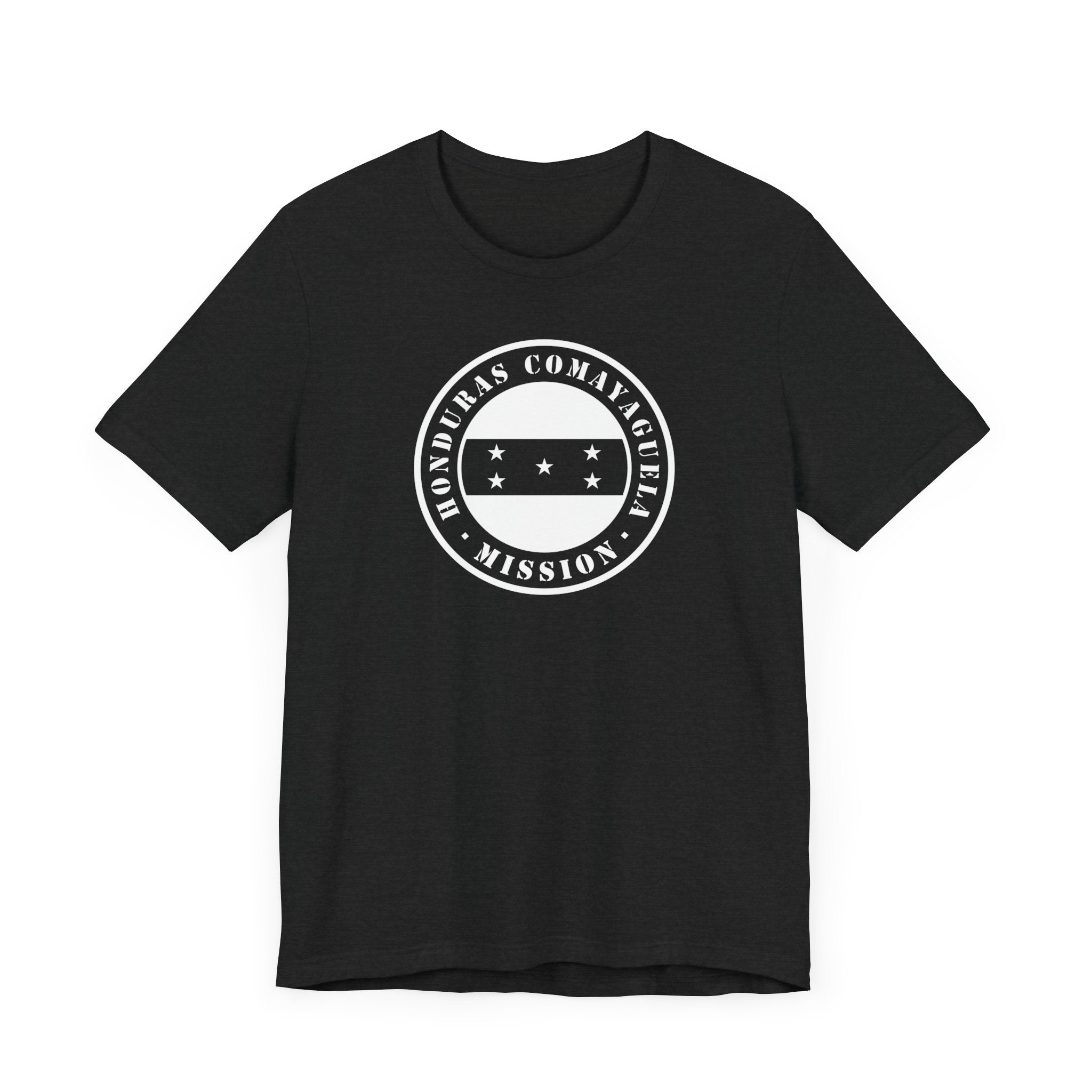 Honduras San Pedro Sula East Mission Circular Monochrome Logo T-Shirt - Mission Wishlist - LDS Missionary Gift Store