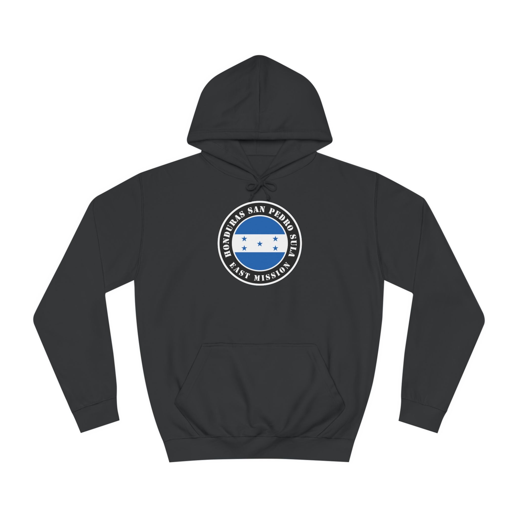Honduras San Pedro Sula East Mission Flag Logo (Black Border) College Hoodie - Mission Wishlist - LDS Missionary Gift Store