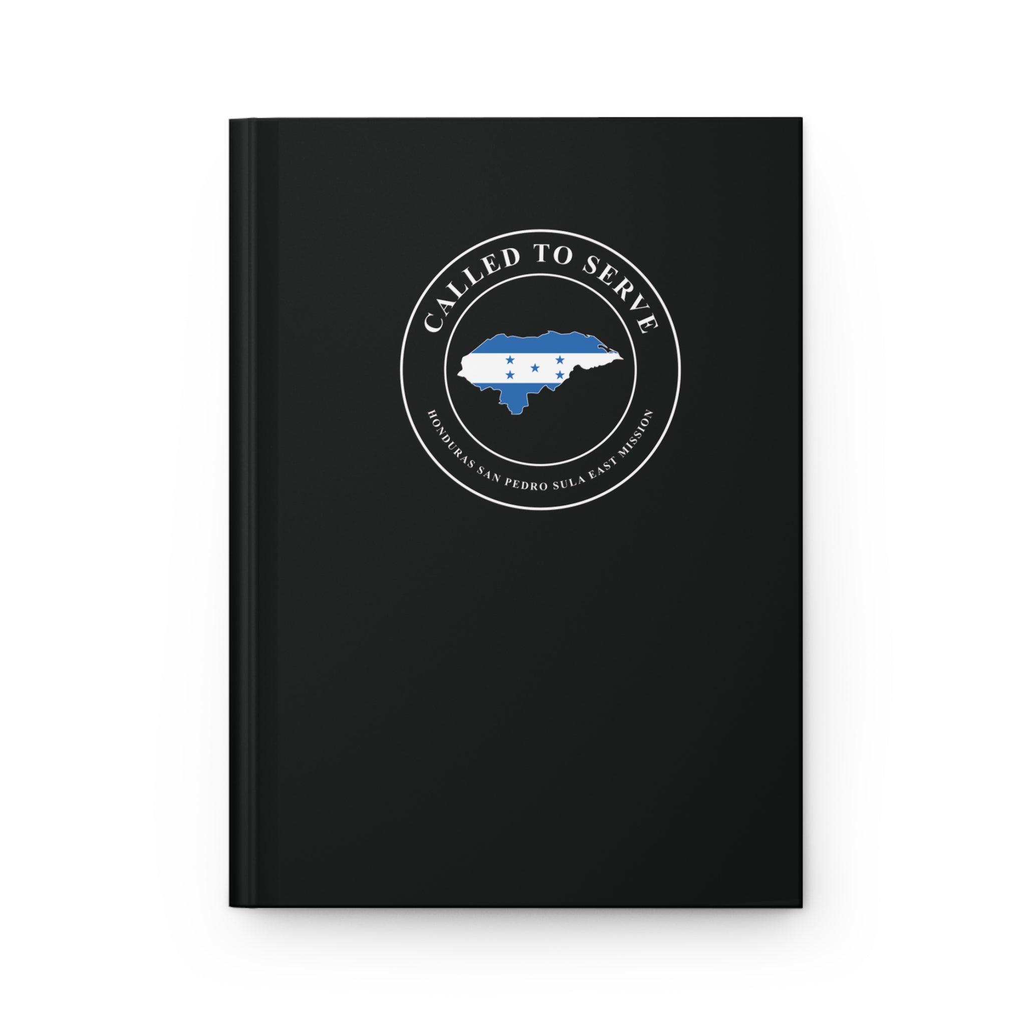 Honduras San Pedro Sula East Mission Flag Map Called to Serve Black Hardcover Journal Matte - Latter-Day Saint LDS Missionary Gift - Book of Mormon