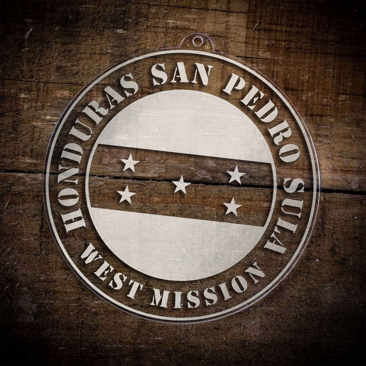 Honduras San Pedro Sula West Mission Christmas Ornament - Latter-Day Saint LDS Missionary Gift - Book of Mormon