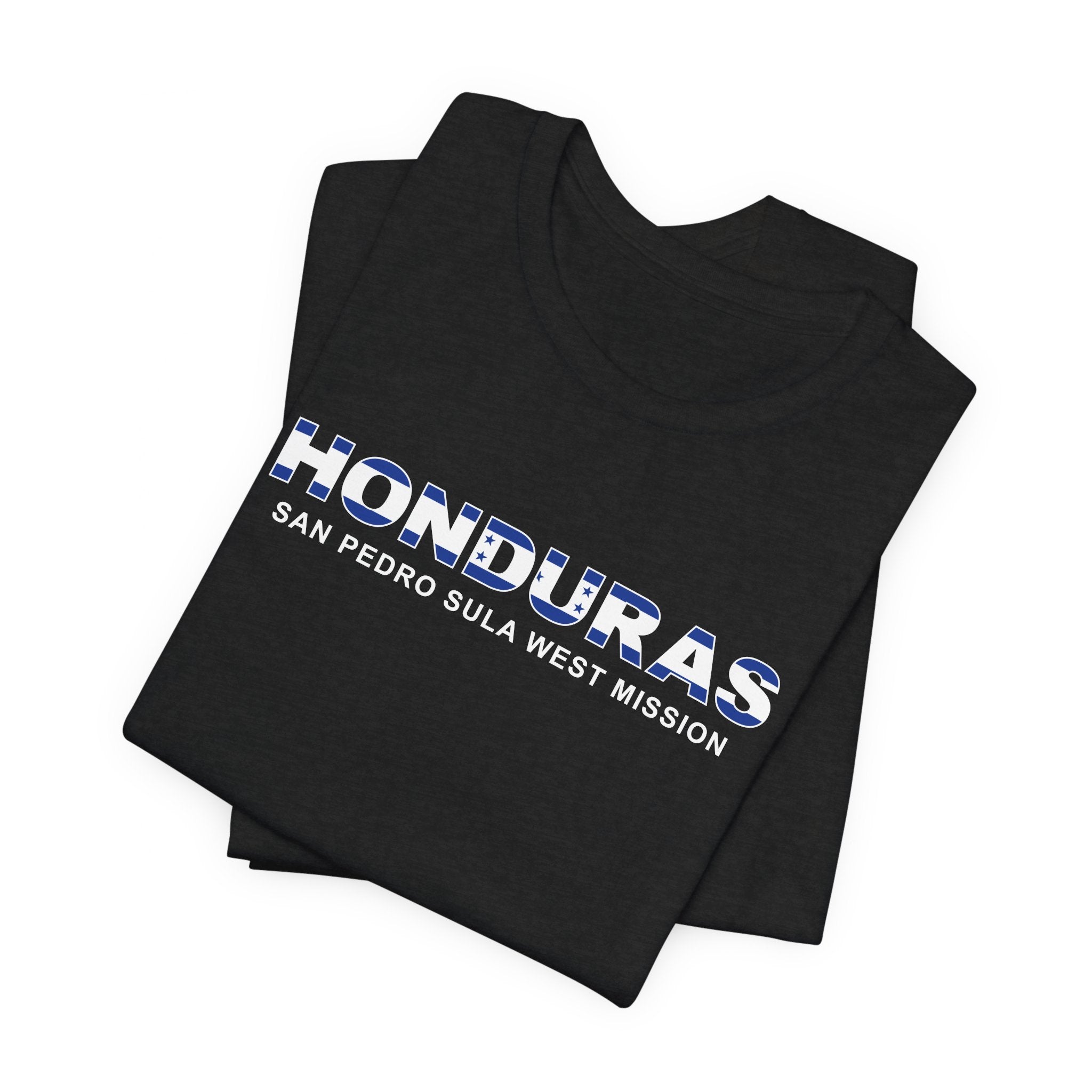 Honduras San Pedro Sula West Mission Flag Title T-shirt - Mission Wishlist - LDS Missionary Gift Store