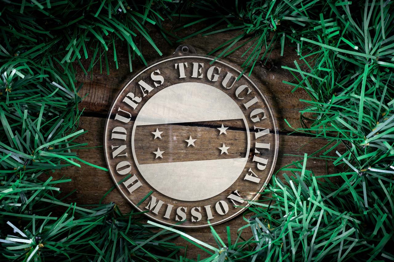 Honduras Tegucigalpa Mission Christmas Ornament - Latter-Day Saint LDS Missionary Gift - Book of Mormon
