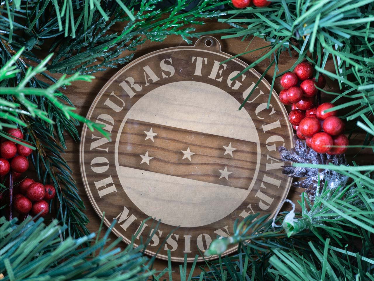Honduras Tegucigalpa Mission Christmas Ornament - Latter-Day Saint LDS Missionary Gift - Book of Mormon