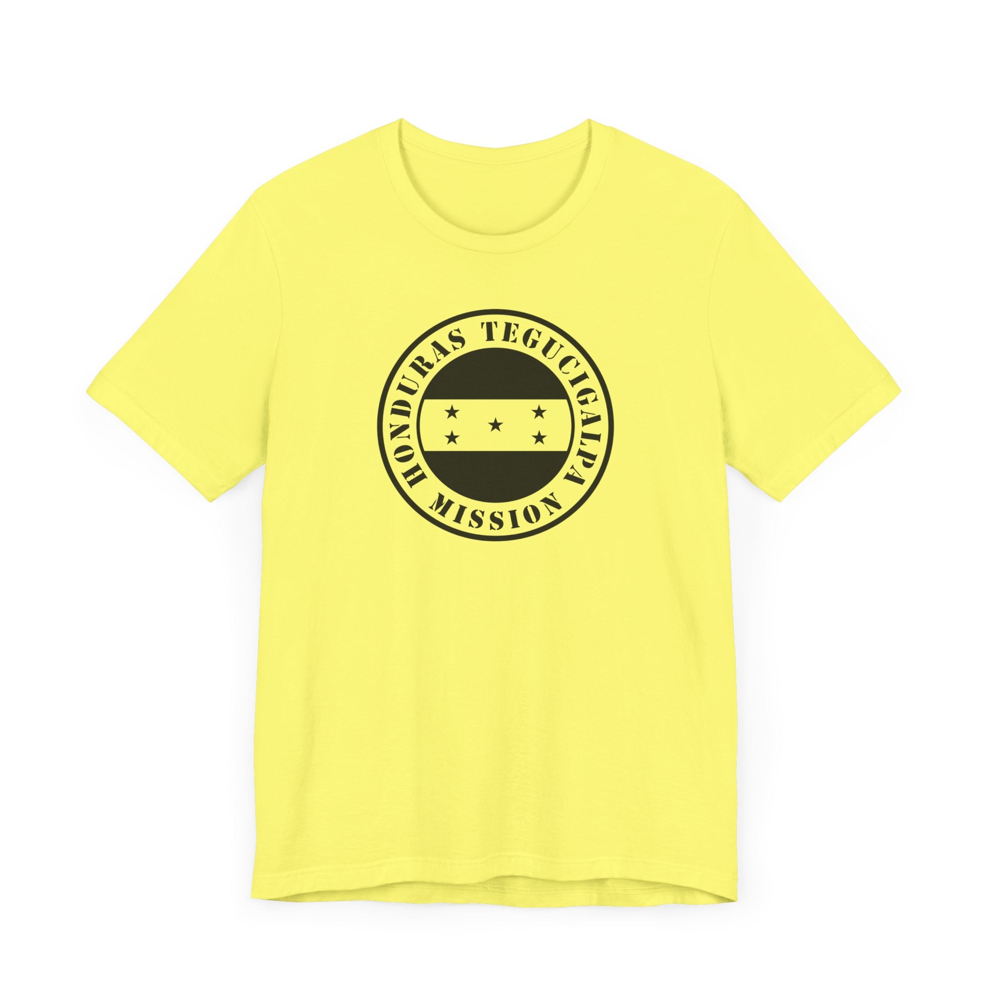 Honduras Tegucigalpa Mission Circular Monochrome Logo T-Shirt - Mission Wishlist - LDS Missionary Gift Store