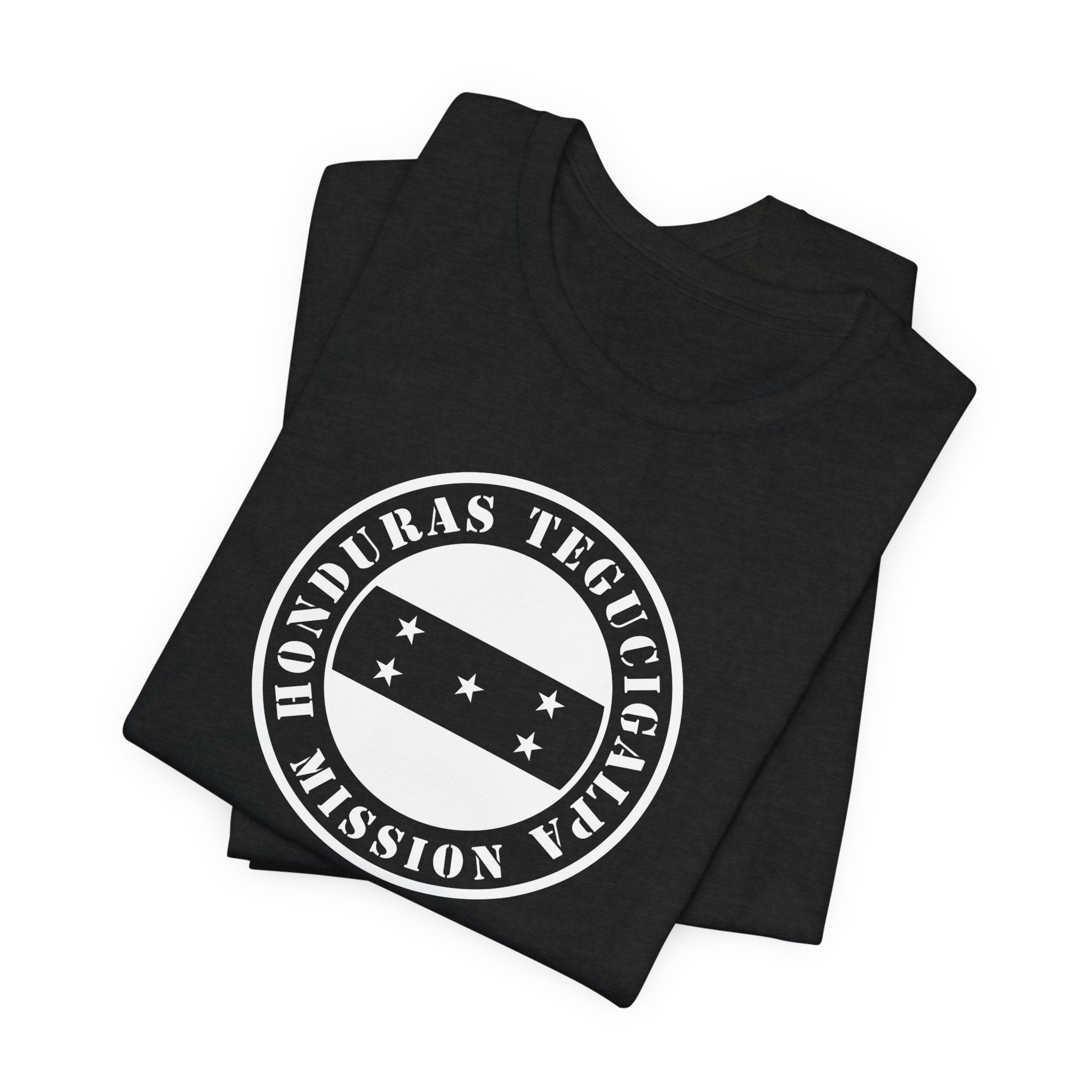 Honduras Tegucigalpa Mission Circular Monochrome Logo T-Shirt - Mission Wishlist - LDS Missionary Gift Store