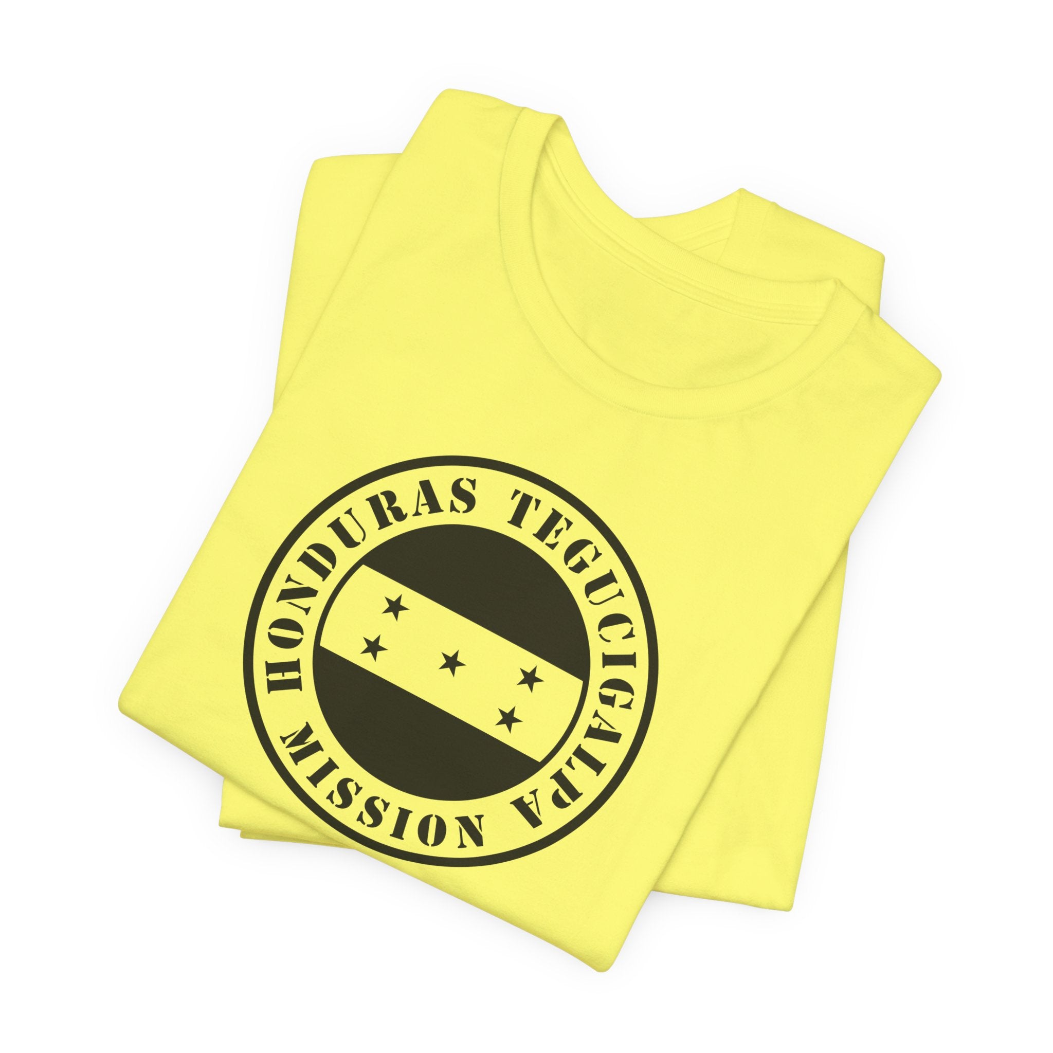 Honduras Tegucigalpa Mission Circular Monochrome Logo T-Shirt - Mission Wishlist - LDS Missionary Gift Store
